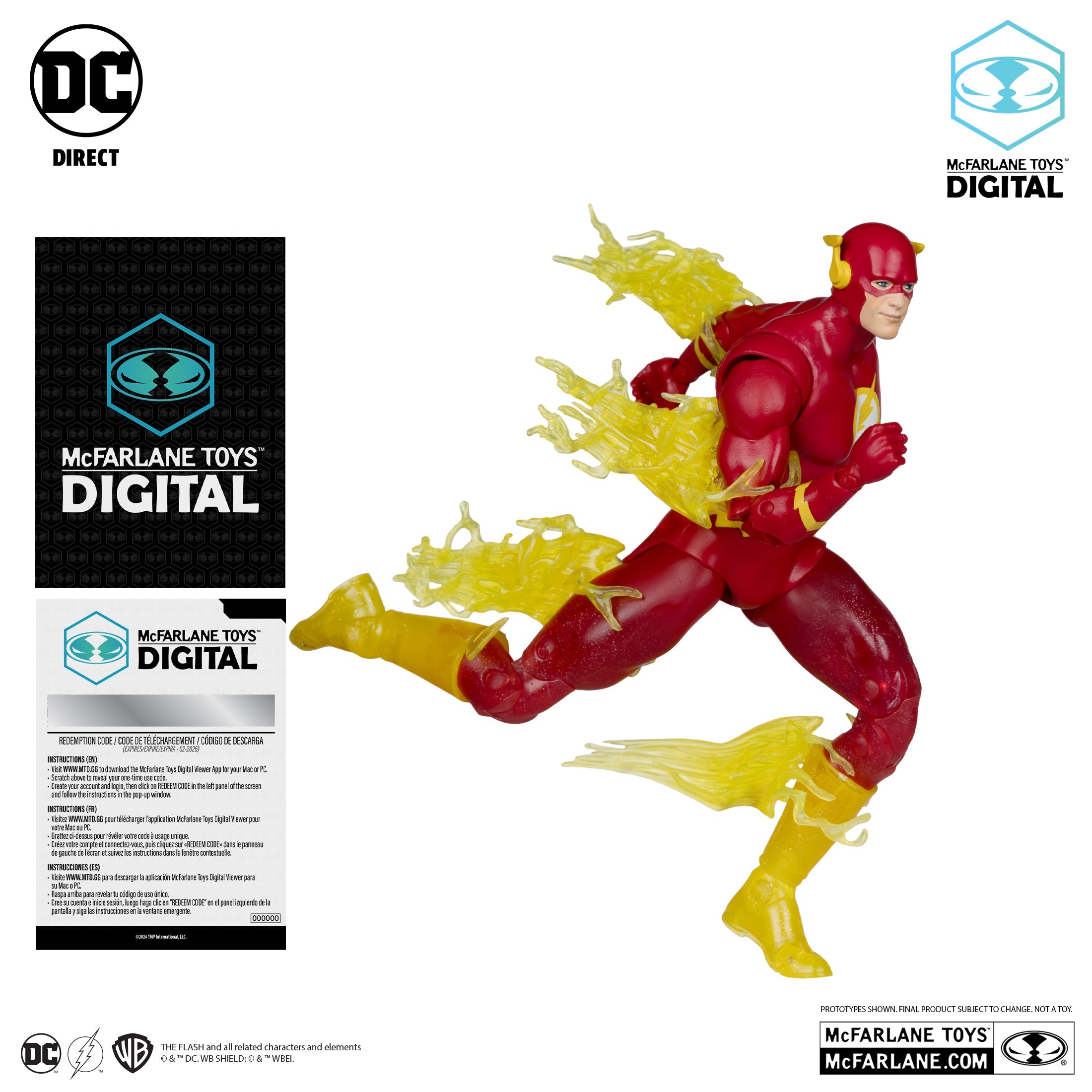 DC Direct: The Flash (Speed Force) [Chase]-Actionfiguren-McFarlane Toys-Mighty Underground