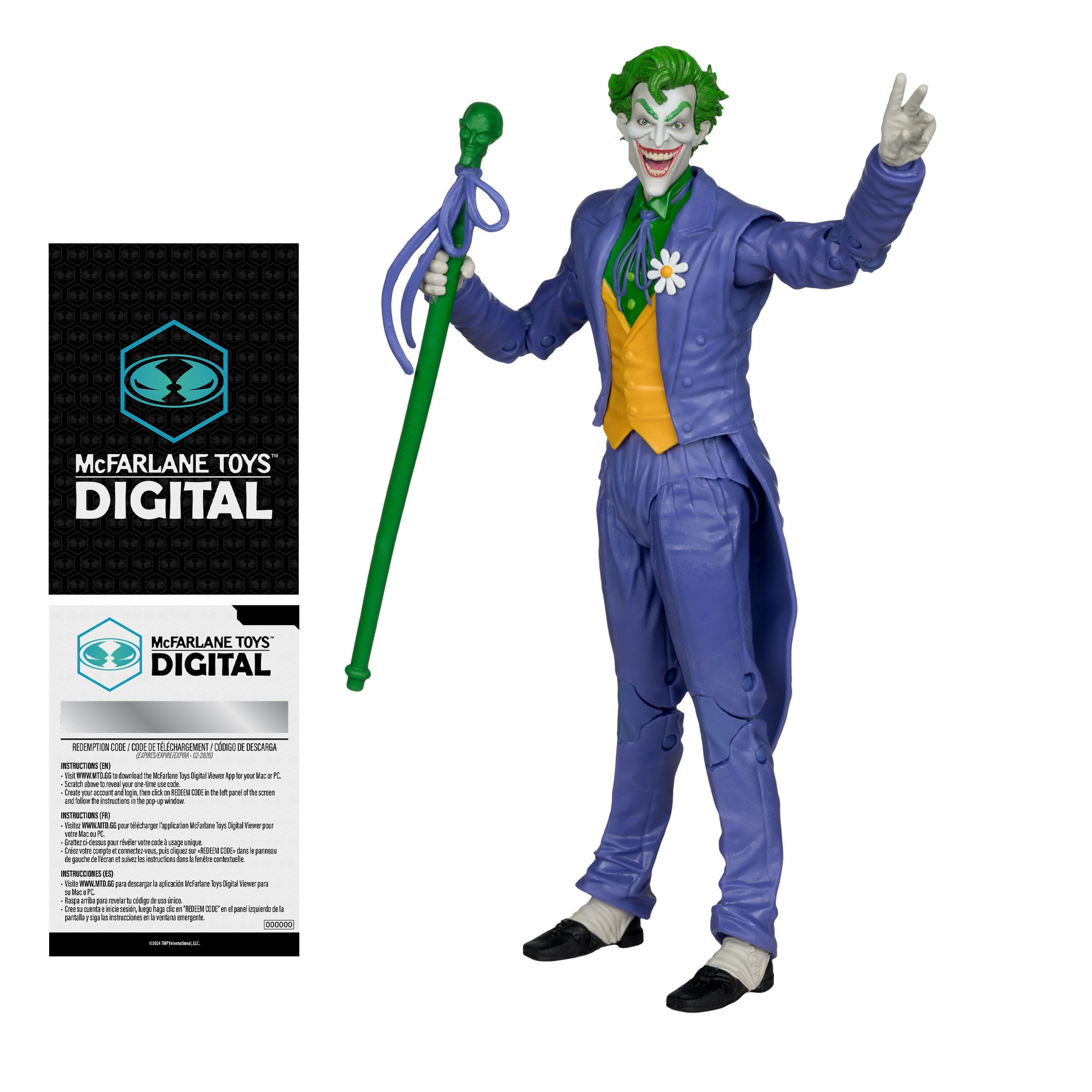 DC Direct: The Joker (DC: The Silver Age) [Chase]-Actionfiguren-McFarlane Toys-Mighty Underground