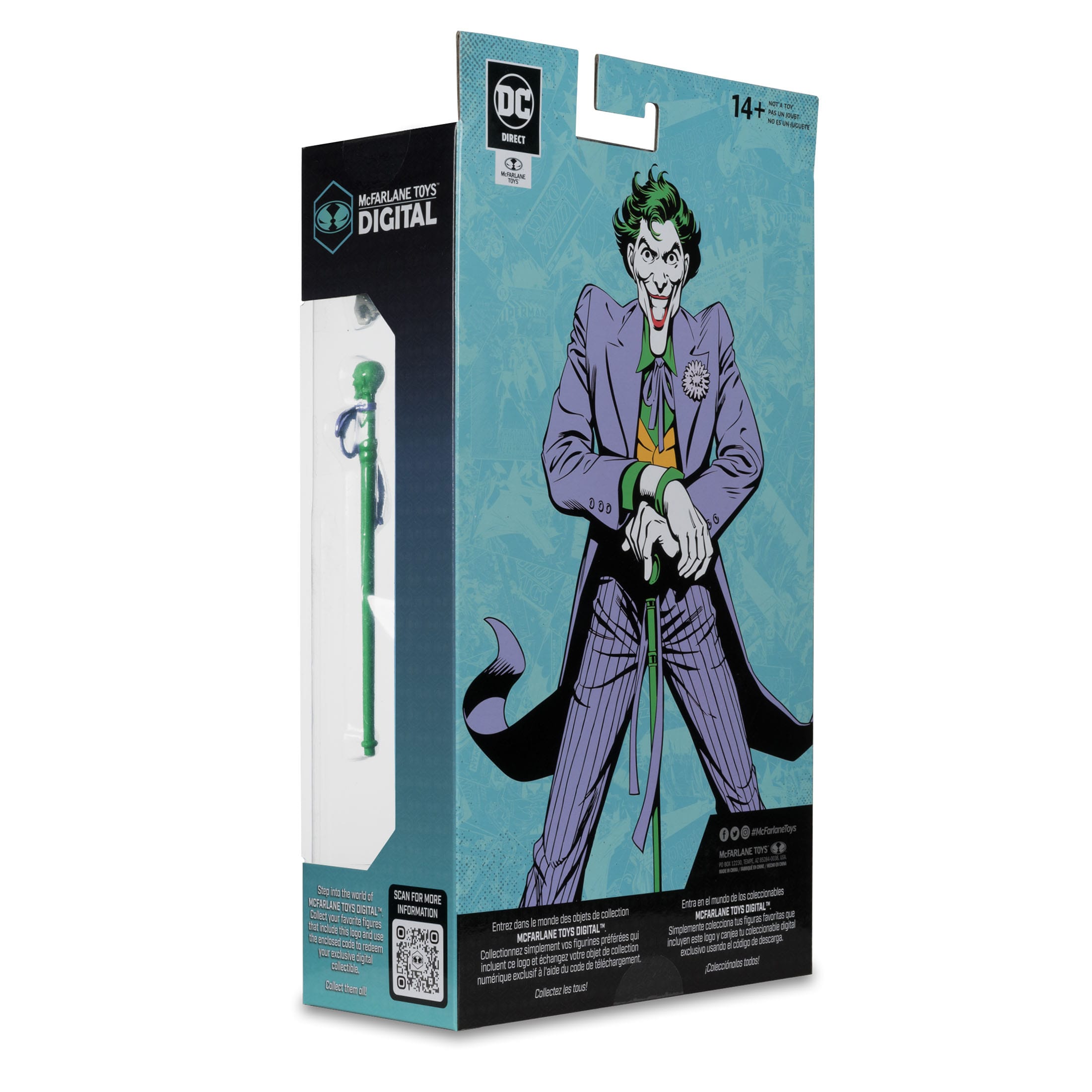 DC Direct: The Joker (DC: The Silver Age) [Chase]-Actionfiguren-McFarlane Toys-Mighty Underground