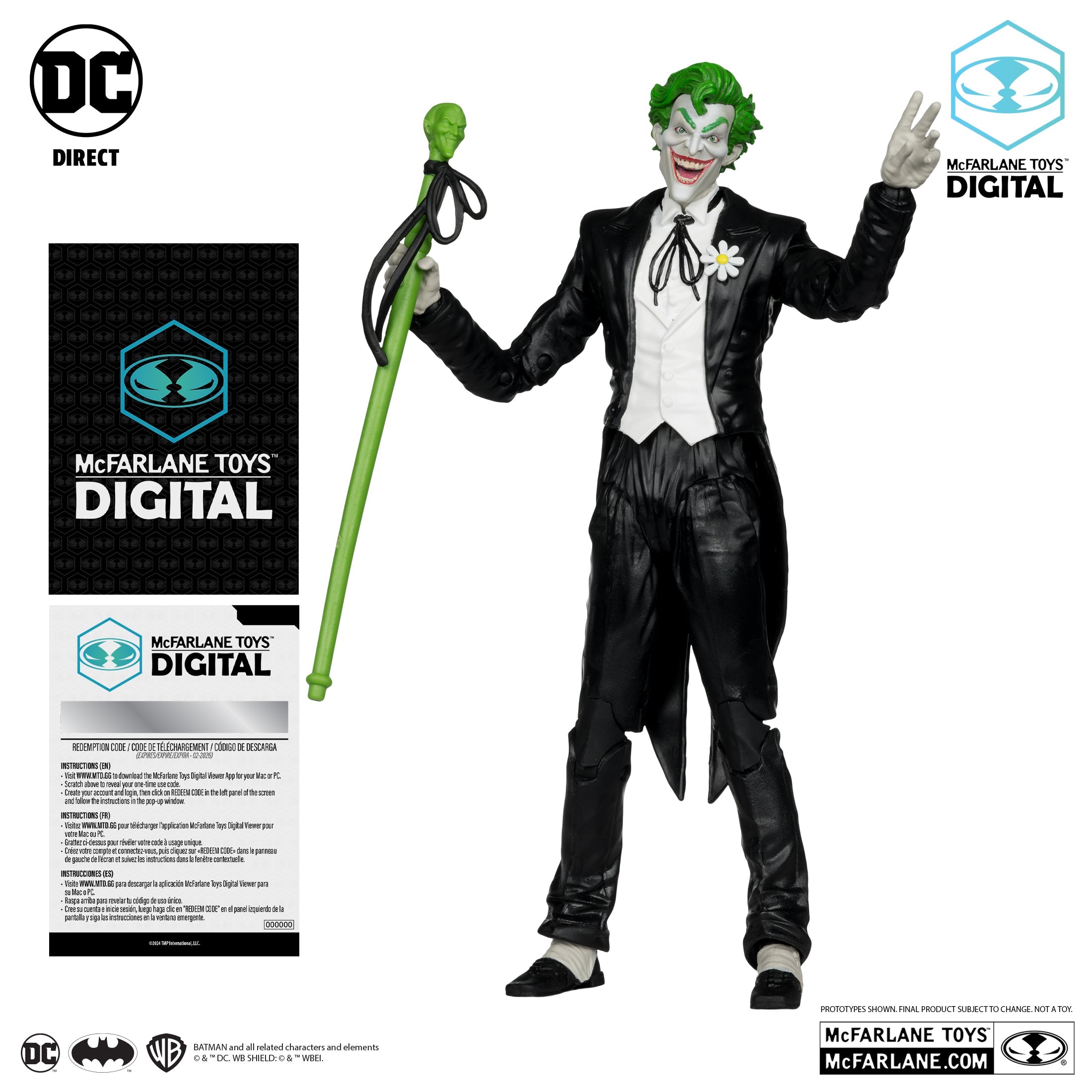 DC Direct: The Joker (DC: The Silver Age) [Chase]-Actionfiguren-McFarlane Toys-Mighty Underground