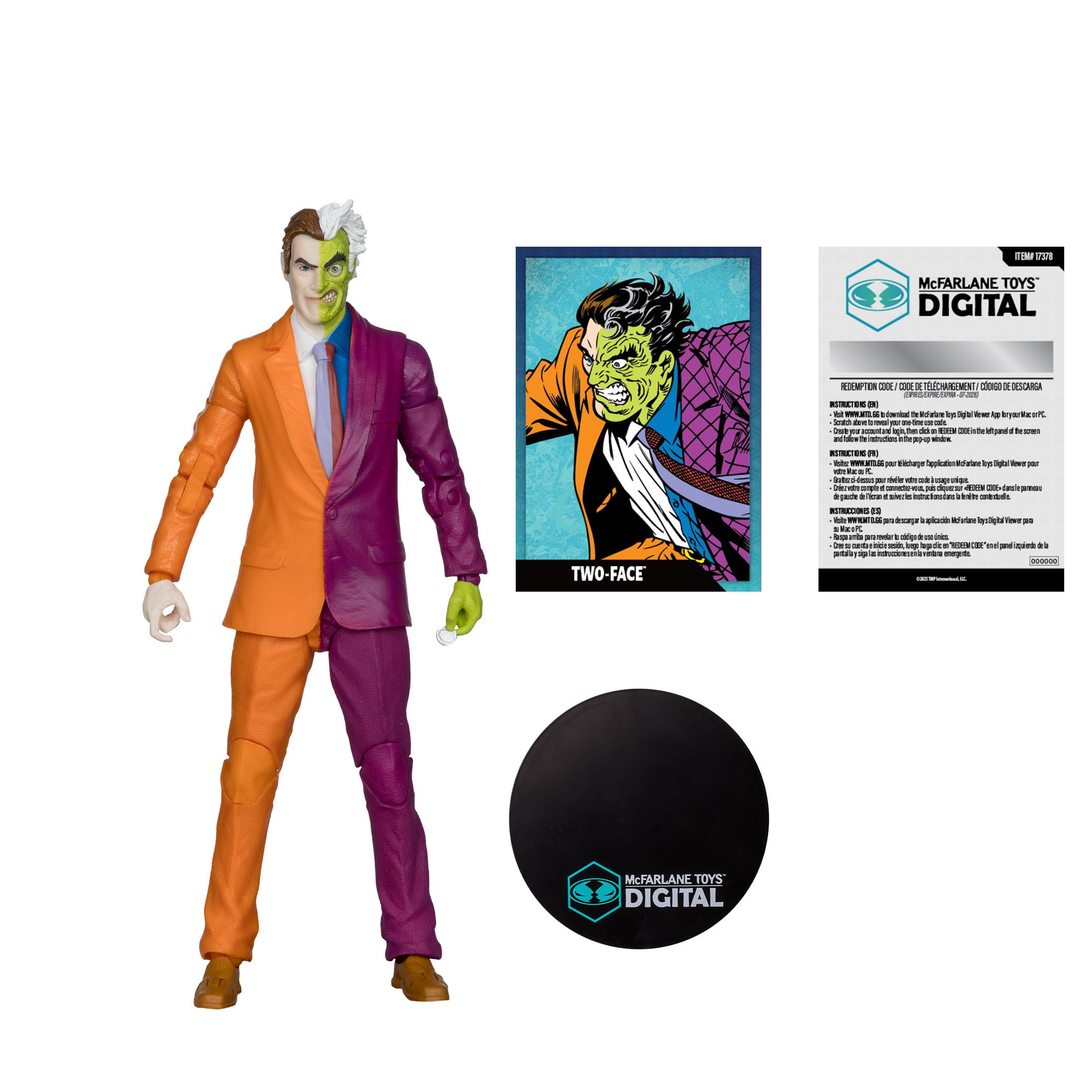 DC Direct: Two-Face (Silver Age)-Actionfiguren-McFarlane Toys-Mighty Underground