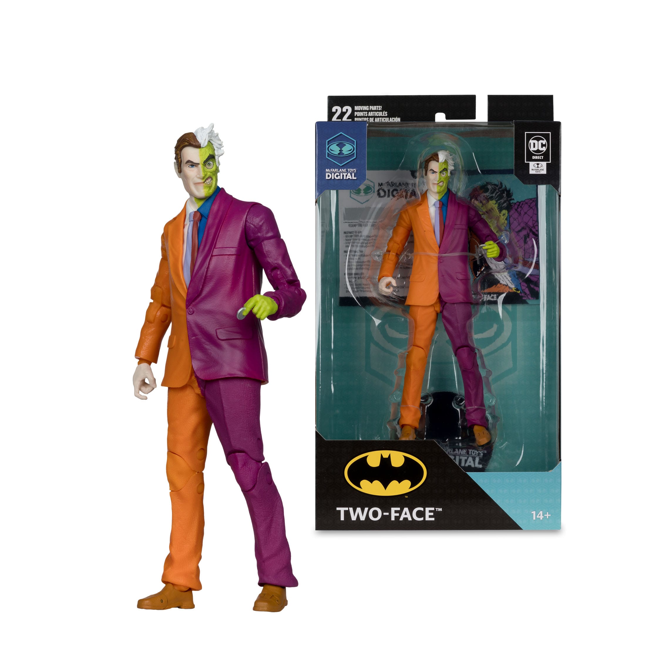 DC Direct: Two-Face (Silver Age)-Actionfiguren-McFarlane Toys-Mighty Underground
