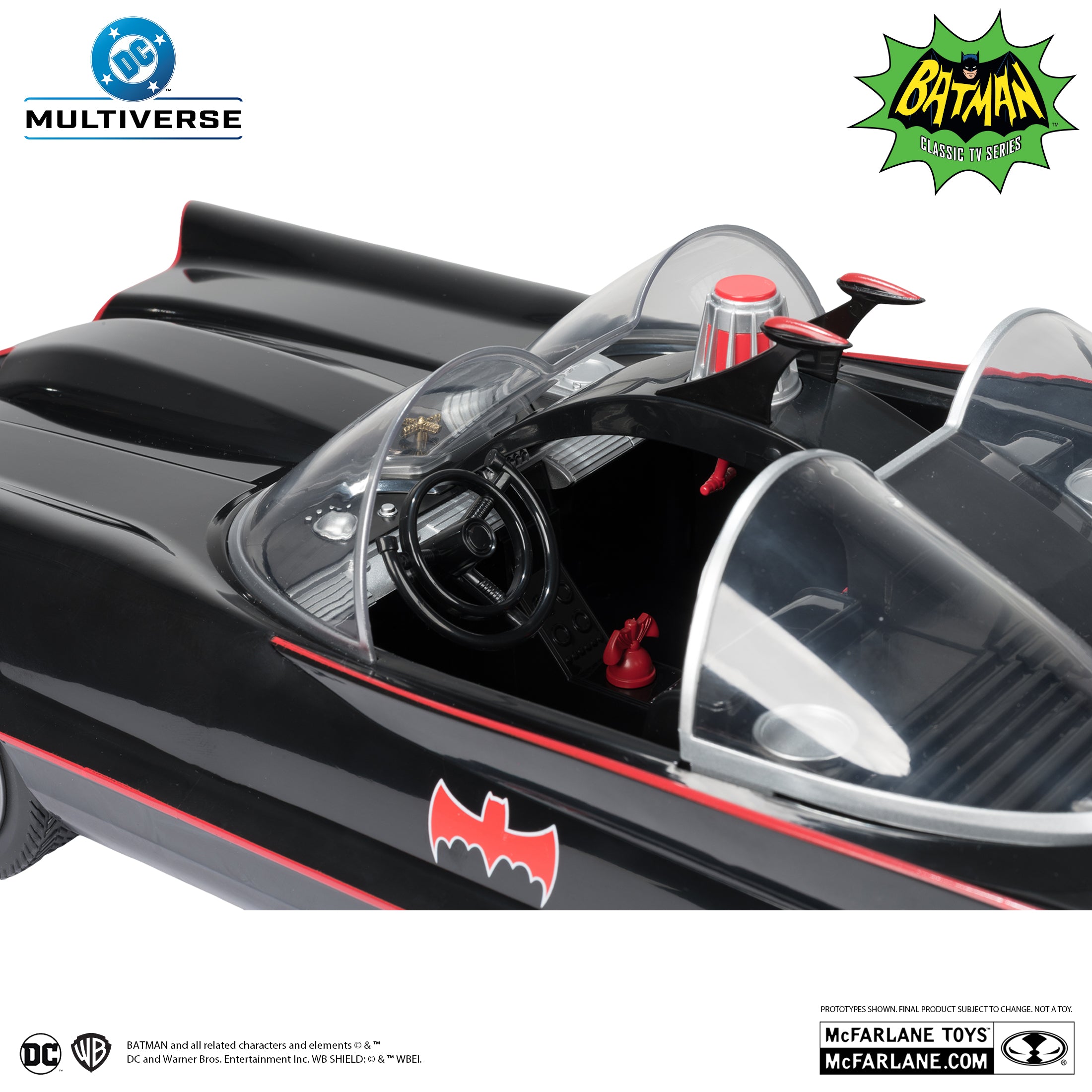 DC Multiverse: Batman - Batmobile (1966 Classic TV Series)-Actionfiguren-McFarlane Toys-Mighty Underground