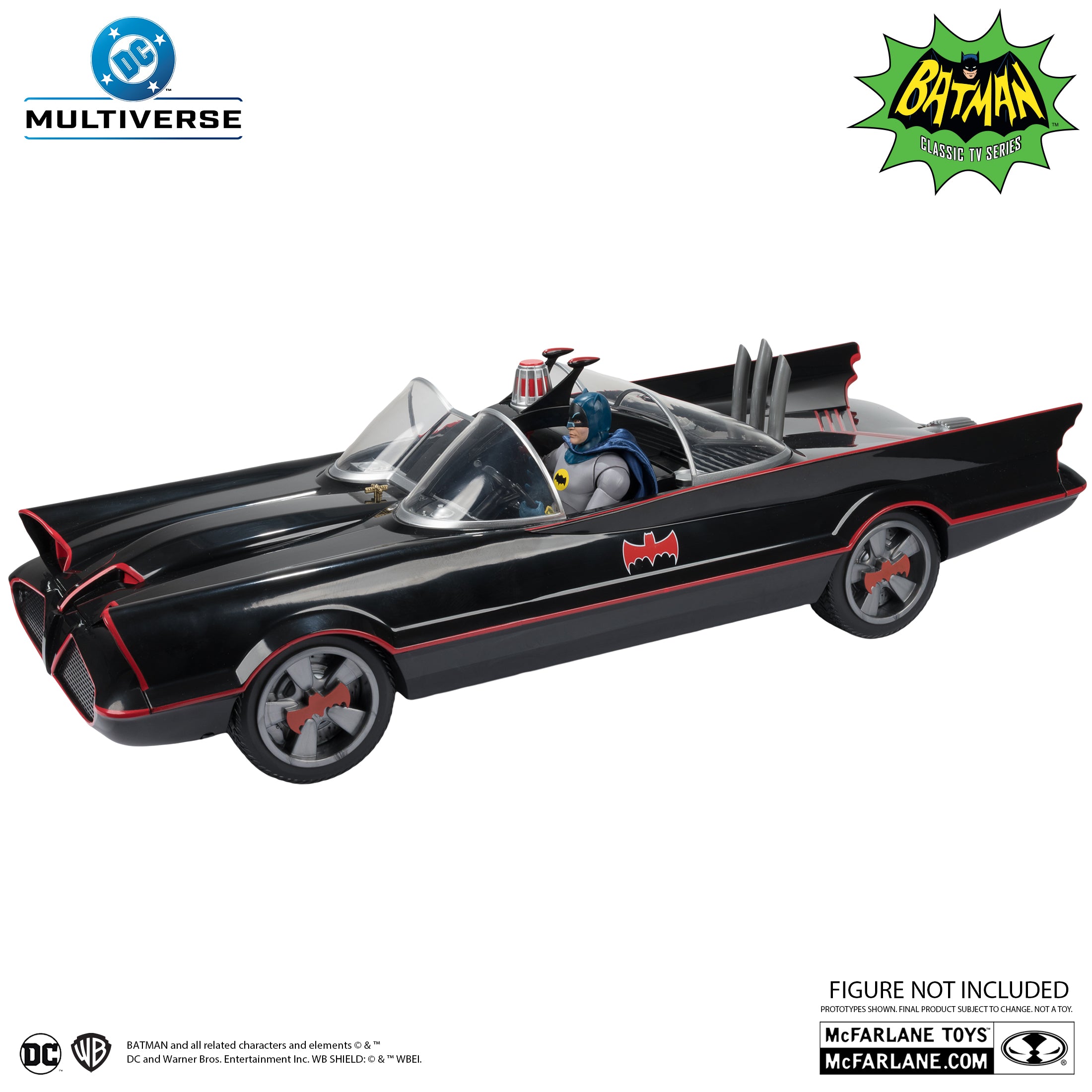 DC Multiverse: Batman - Batmobile (1966 Classic TV Series)-Actionfiguren-McFarlane Toys-Mighty Underground