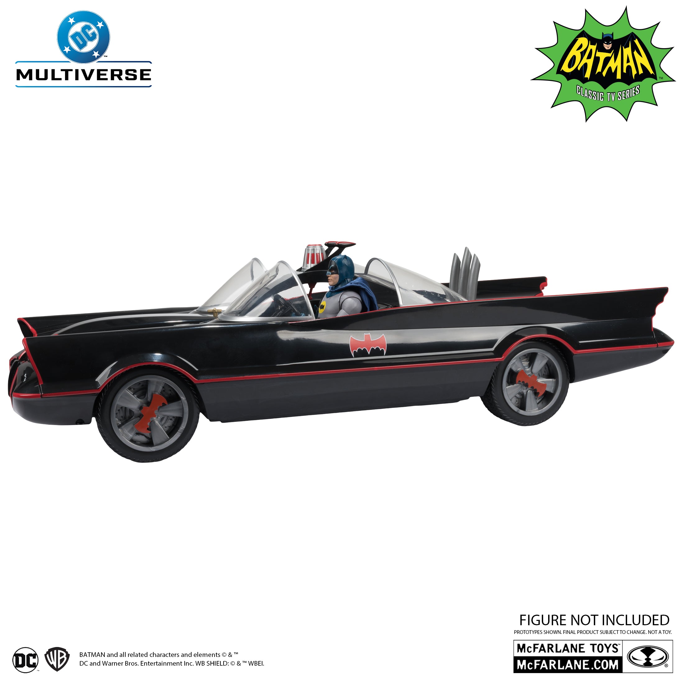 DC Multiverse: Batman - Batmobile (1966 Classic TV Series)-Actionfiguren-McFarlane Toys-Mighty Underground