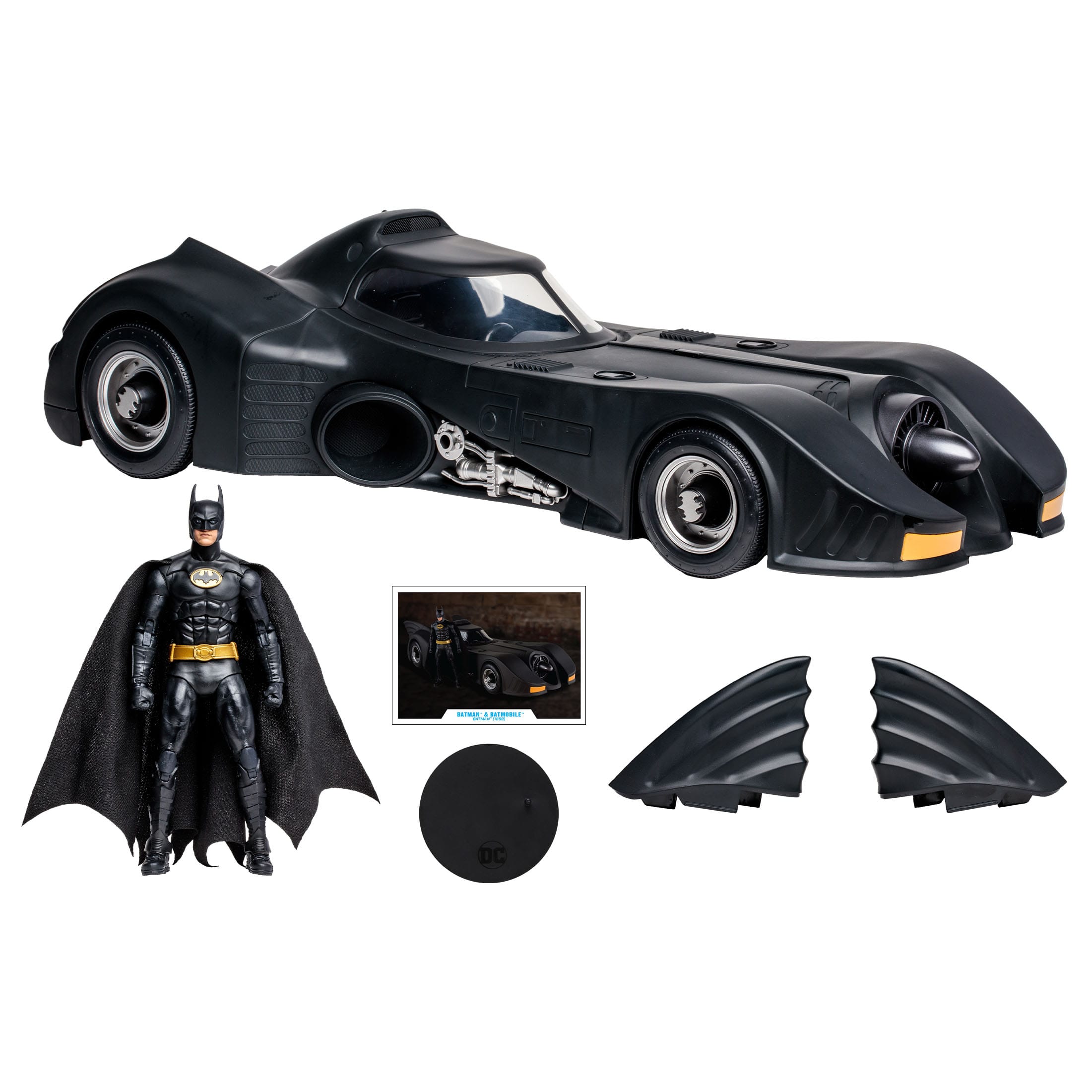 DC Multiverse: Batman & Batmobile - 2-Pack (1989, Gold Label)-Actionfiguren-McFarlane Toys-Mighty Underground