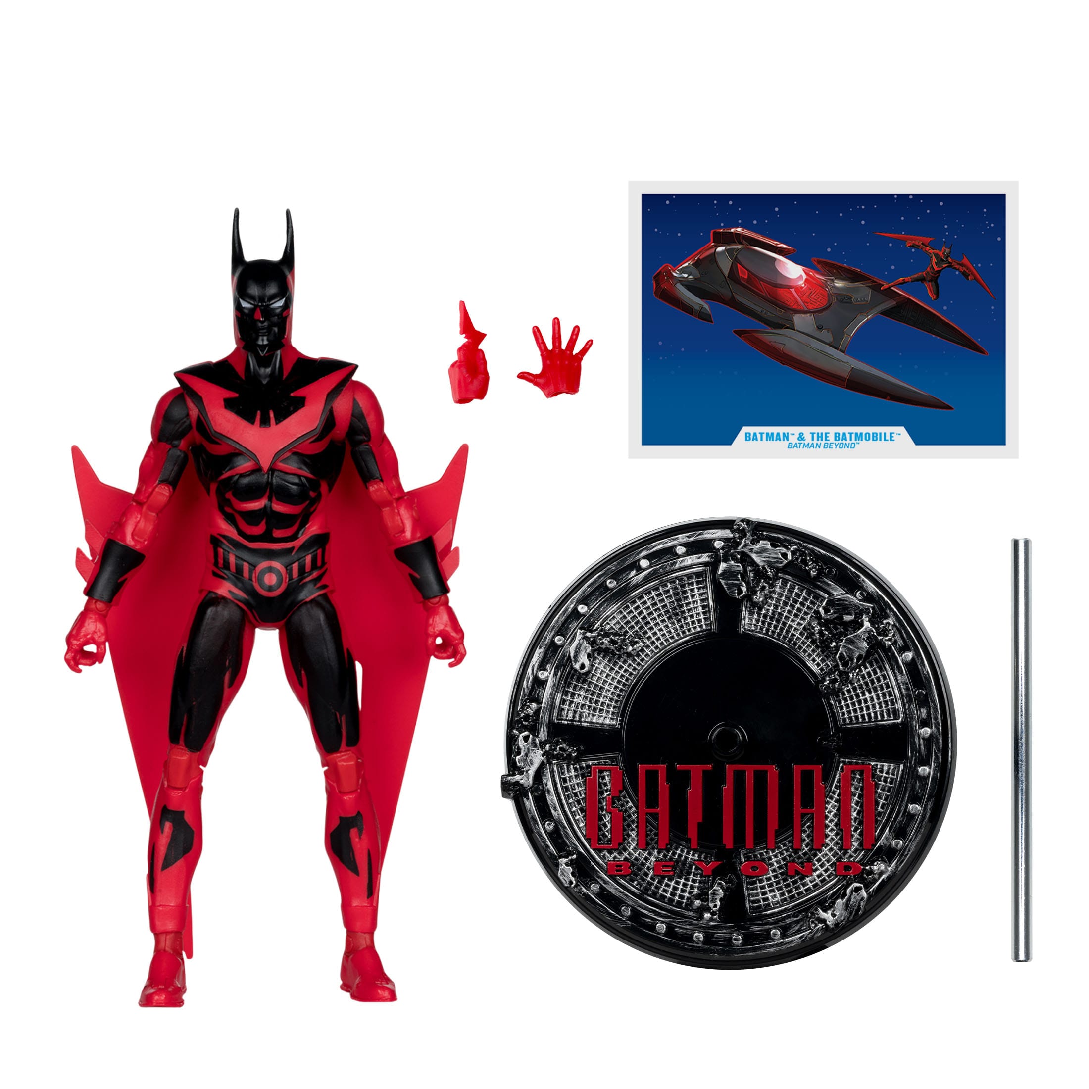 DC Multiverse: Batman Beyond Batman & The Batmobile-Actionfiguren-McFarlane Toys-Mighty Underground