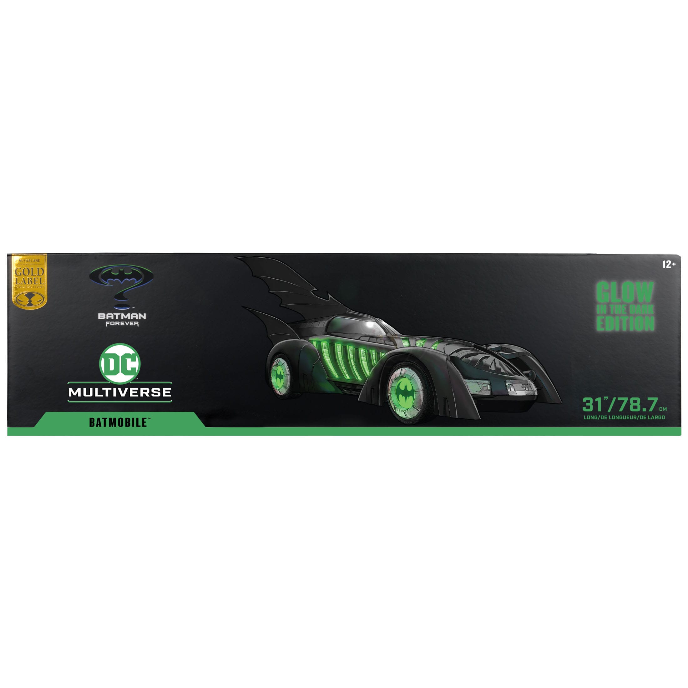 DC Multiverse: Batman Forever Batmobile Glow in the Dark Edition (Gold Label)-Actionfiguren-McFarlane Toys-Mighty Underground