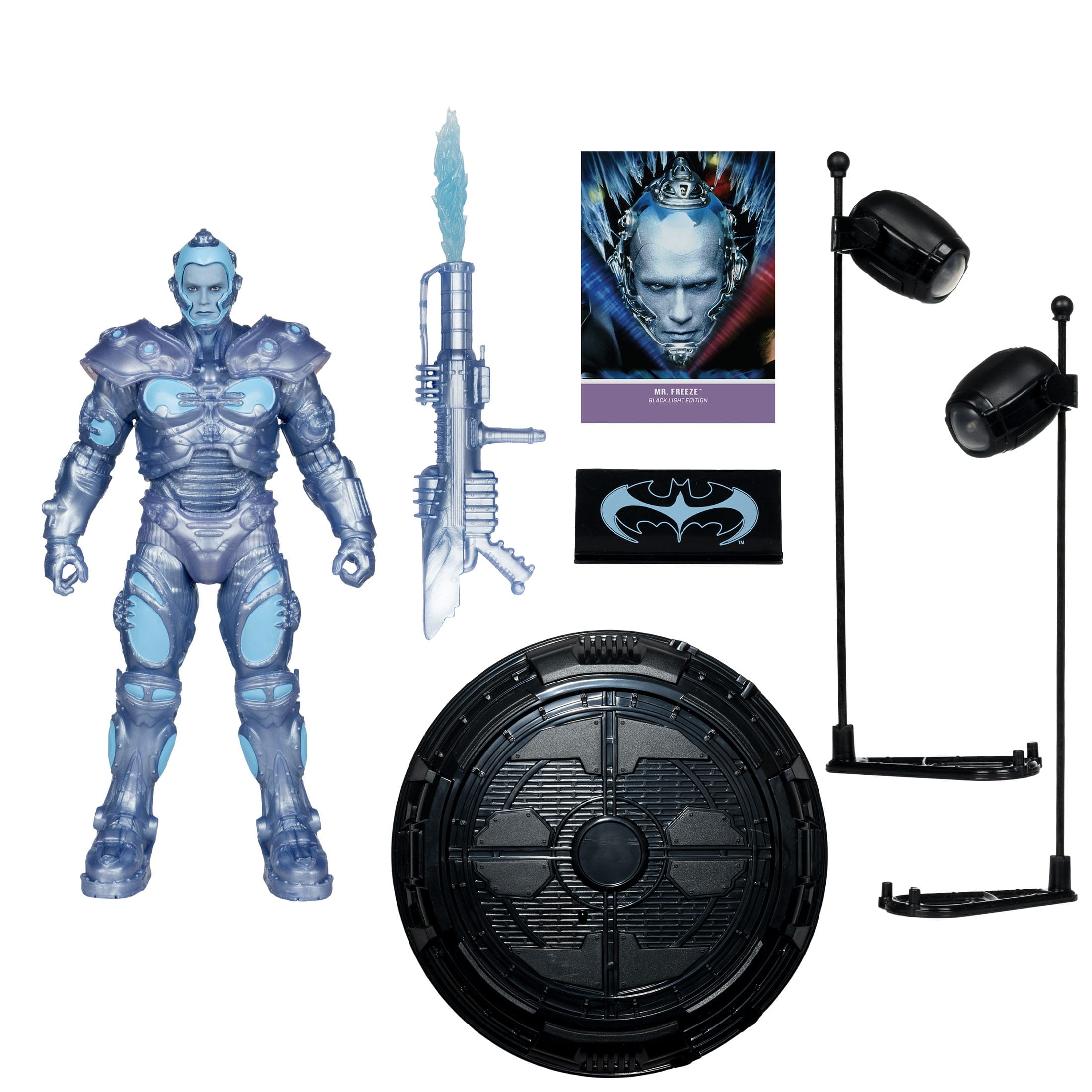 DC Multiverse: Batman & Robin: Mr. Freeze (Black Light Edition)-Actionfiguren-McFarlane Toys-Mighty Underground