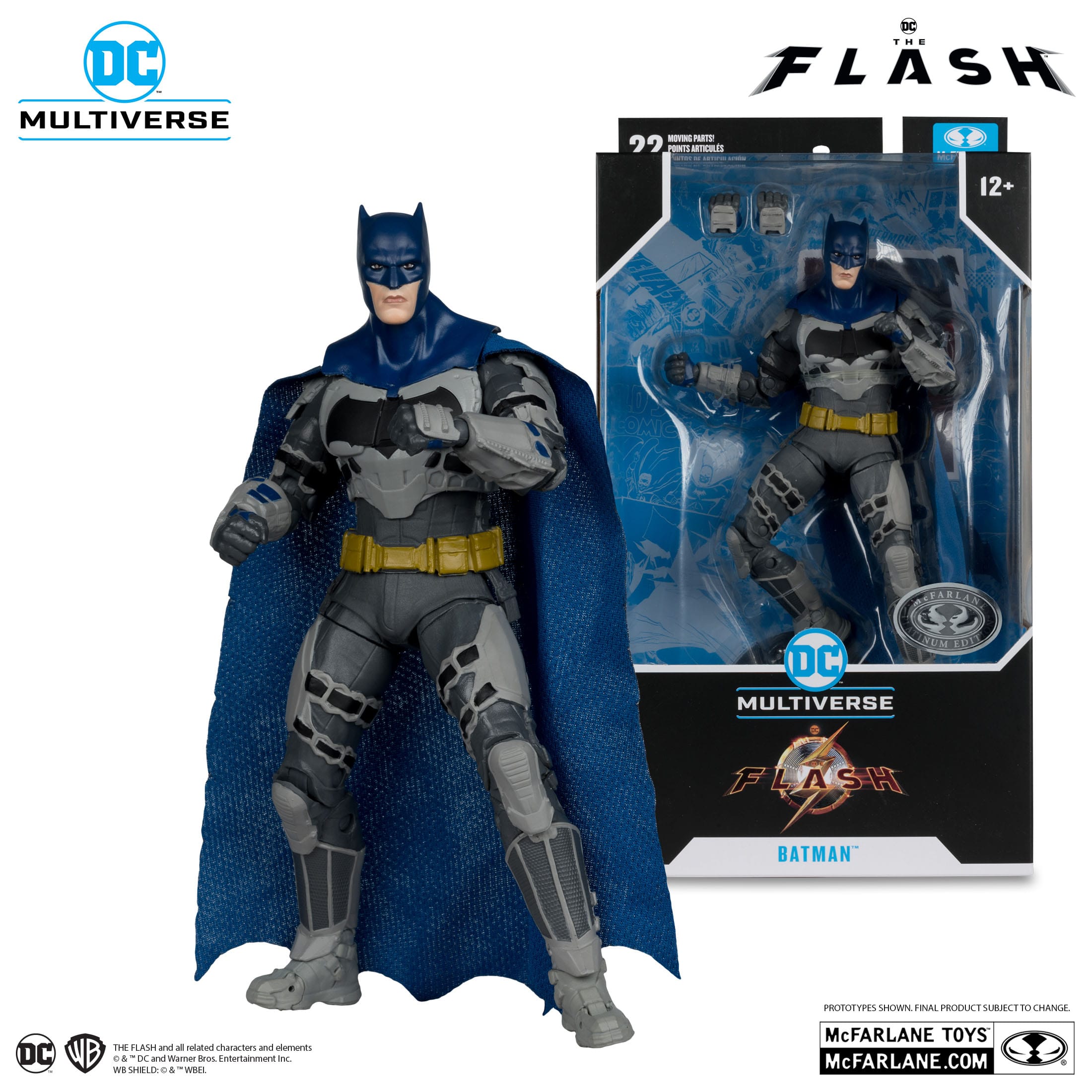 DC Multiverse: Batman (The Flash Movie, Platinum Edition)-Actionfiguren-McFarlane Toys-Mighty Underground