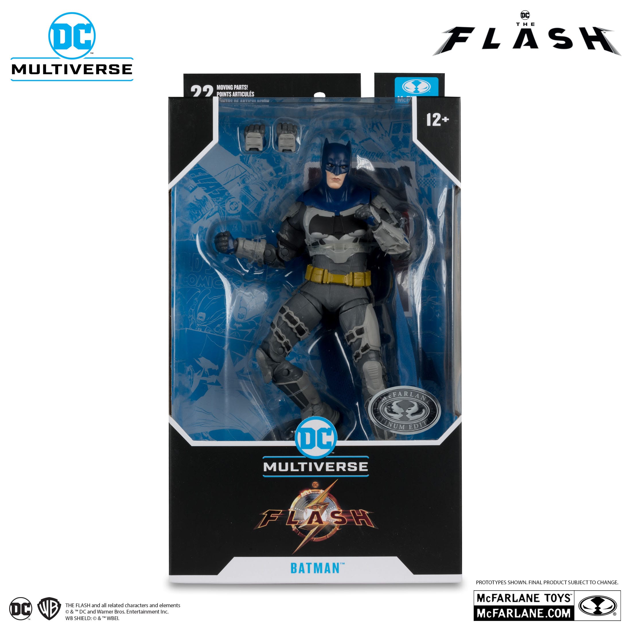 DC Multiverse: Batman (The Flash Movie, Platinum Edition)-Actionfiguren-McFarlane Toys-Mighty Underground