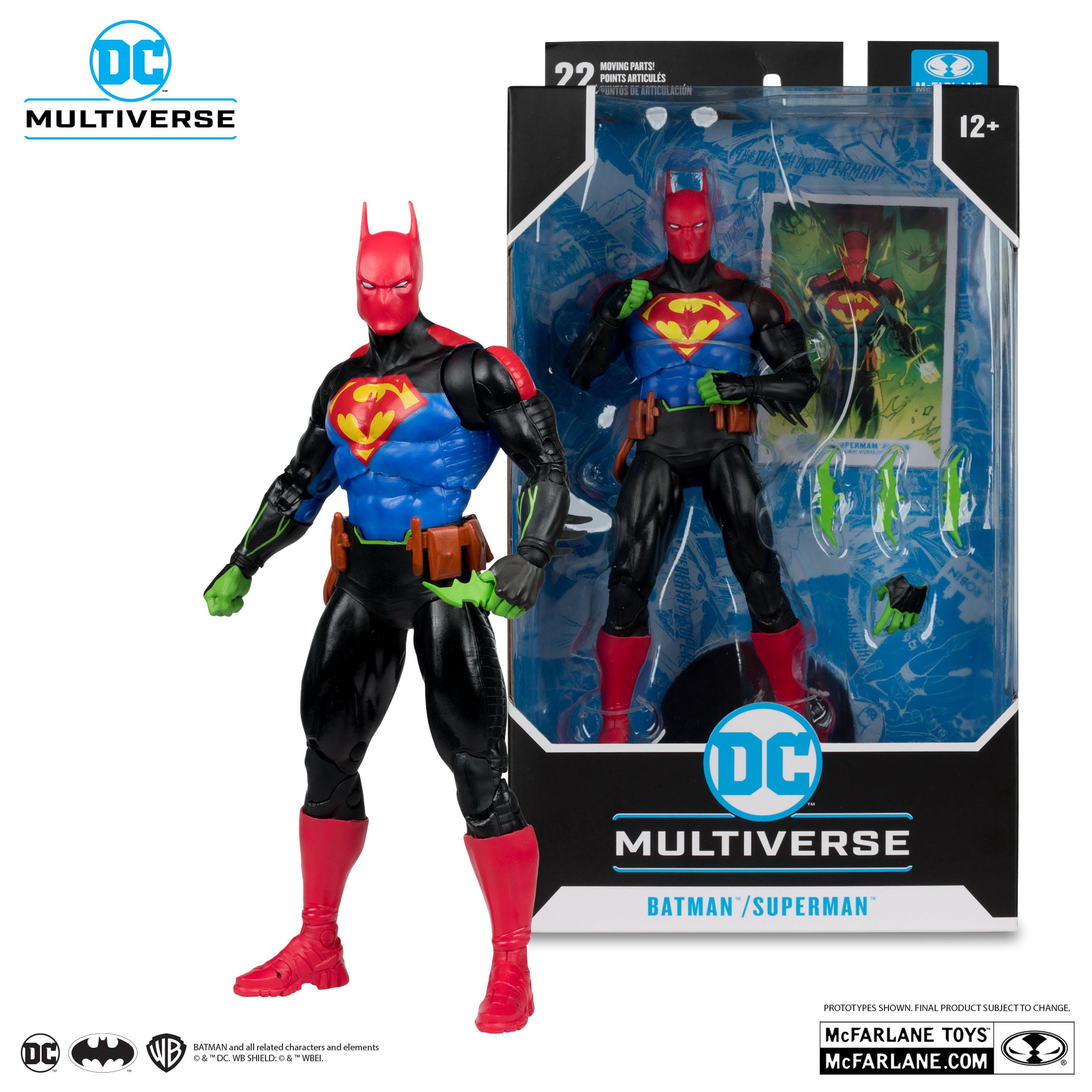 DC Multiverse: Batman/Superman Fusion (Batman/Superman: World's Finest)-Actionfiguren-McFarlane Toys-Mighty Underground