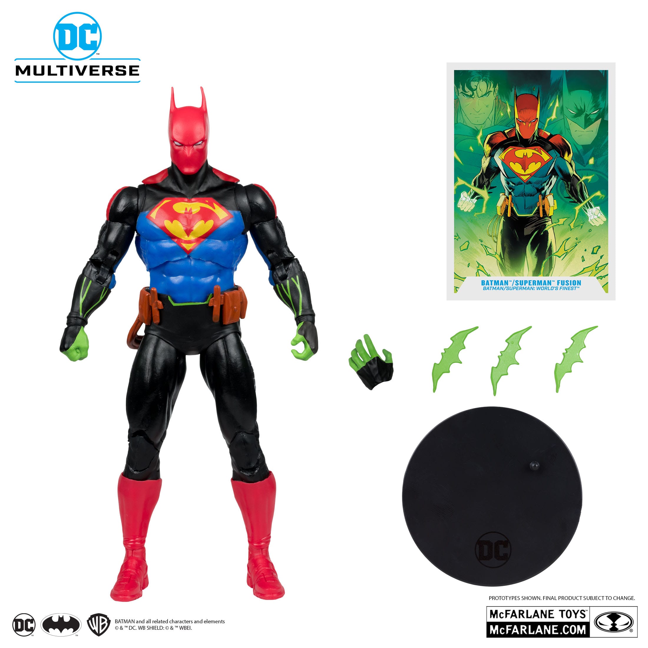 DC Multiverse: Batman/Superman Fusion (Batman/Superman: World's Finest) [Chase]-Actionfiguren-McFarlane Toys-Mighty Underground