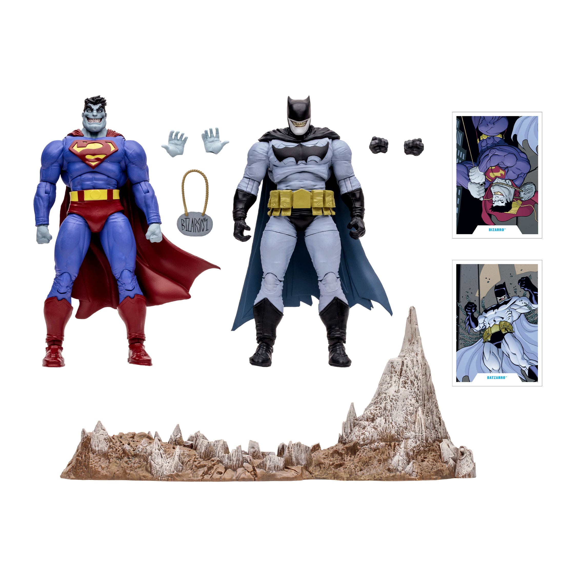 DC Multiverse: Bizarro & Batzarro 2-Pack-Actionfiguren-McFarlane Toys-Mighty Underground