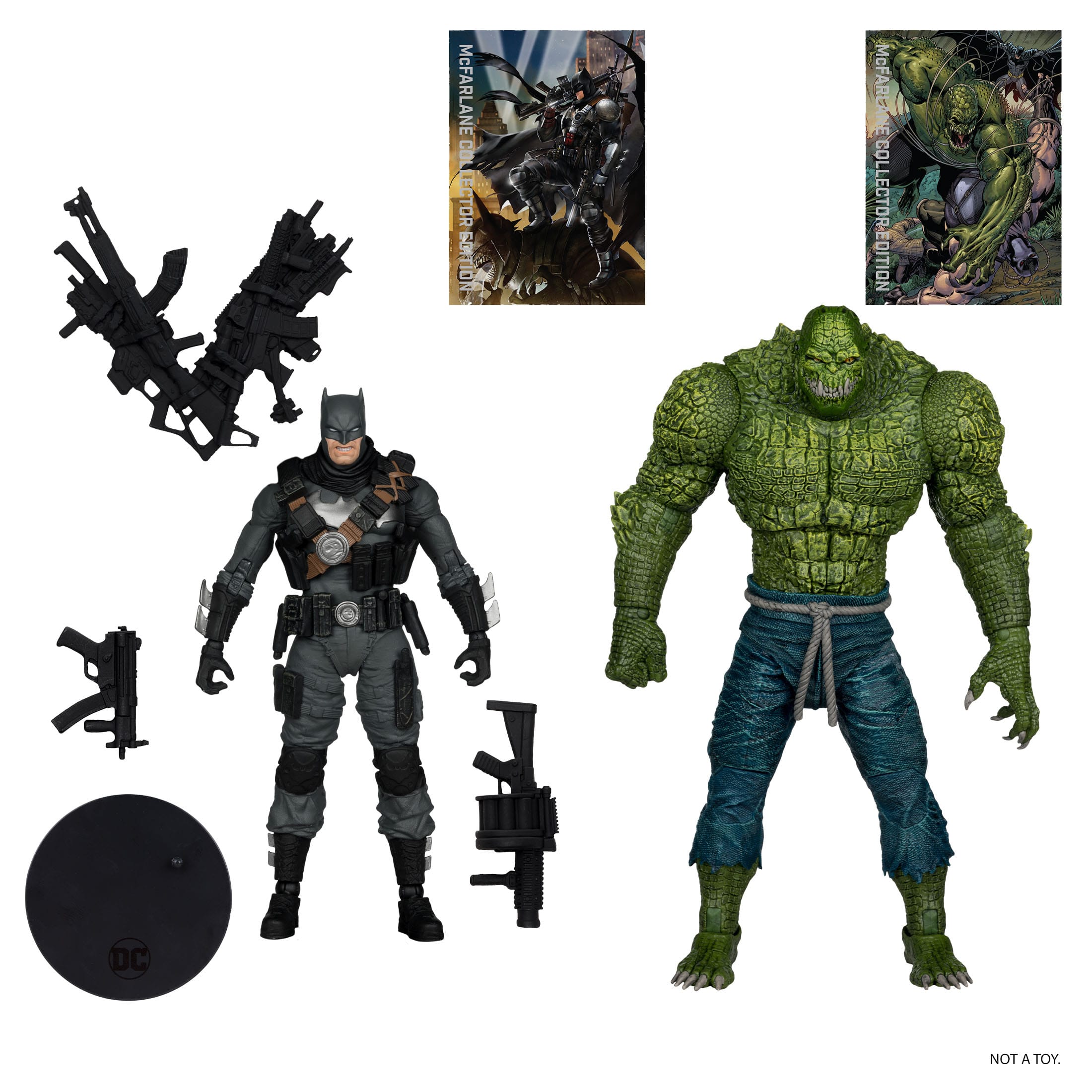 DC Multiverse Collector Edition: Batman vs. Killer Croc (2-Pack #03)-Actionfiguren-McFarlane Toys-Mighty Underground