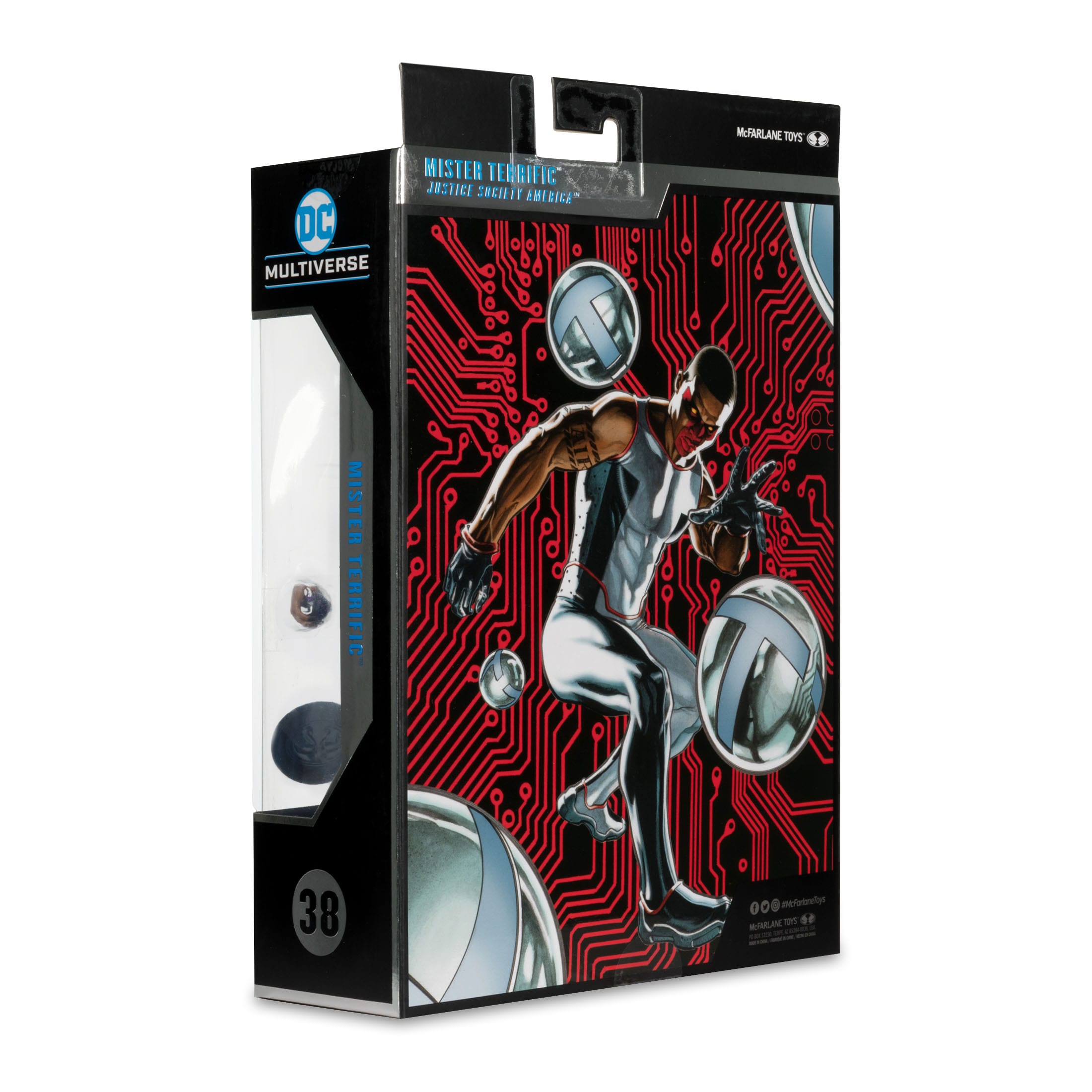 DC Multiverse Collector Edition: Mr. Terrific (Justice Society of America) #38 [Red Platinum Edition] (Kopie)-Actionfiguren-McFarlane Toys-Mighty Underground