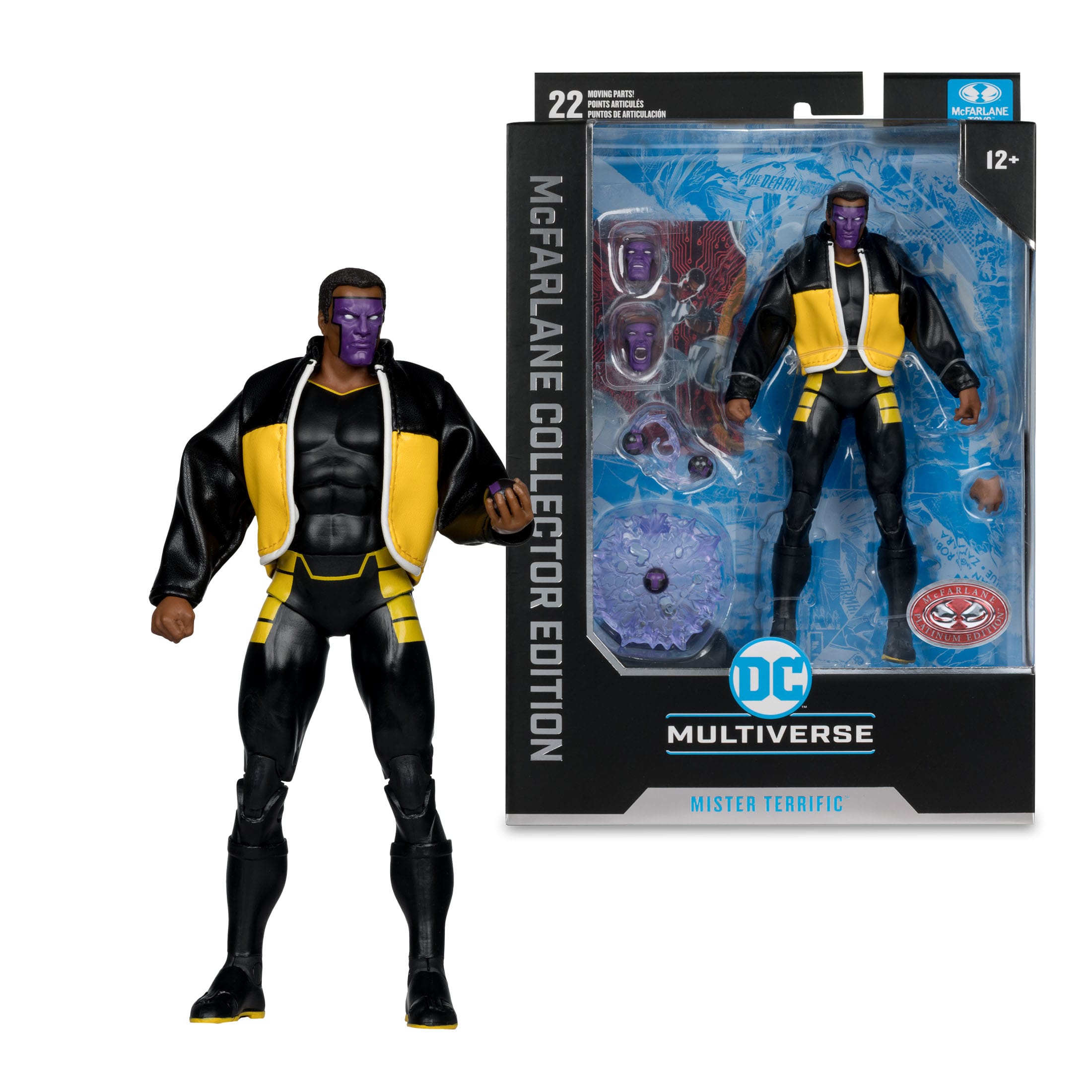 DC Multiverse Collector Edition: Mr. Terrific (Justice Society of America) #38 [Red Platinum Edition] (Kopie)-Actionfiguren-McFarlane Toys-Mighty Underground