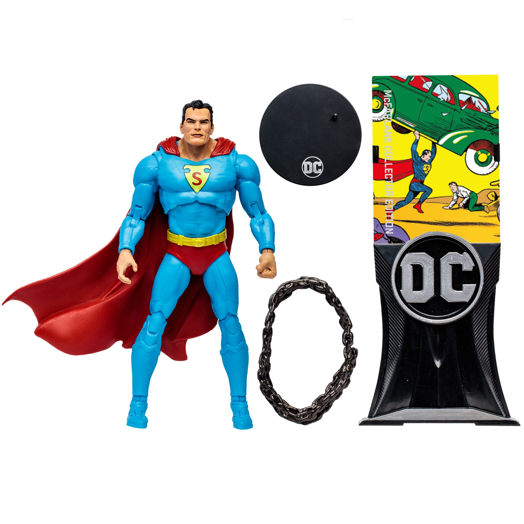 DC Multiverse Collector Edition: Superman (Action Comics #1)-Actionfiguren-McFarlane Toys-Mighty Underground