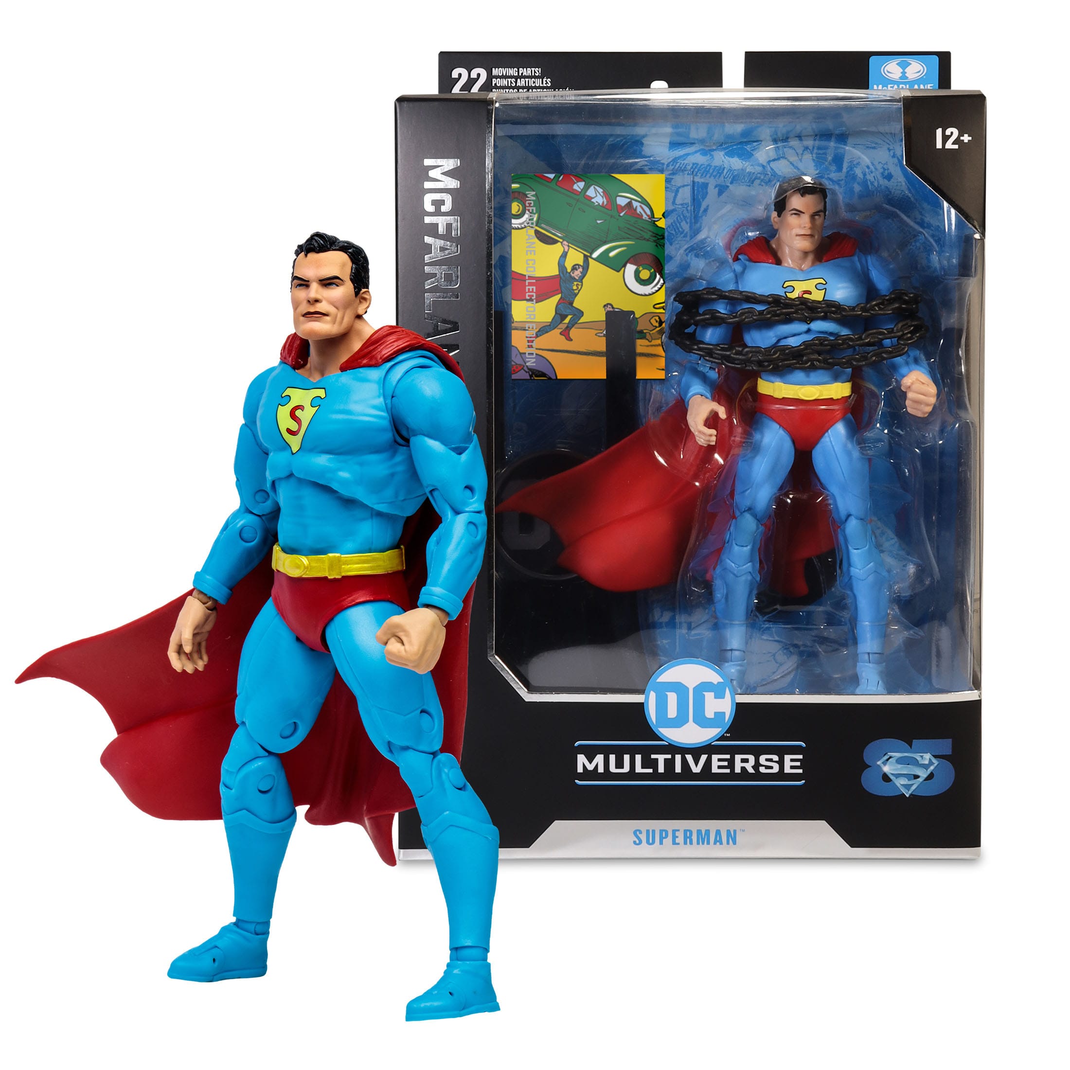 DC Multiverse Collector Edition: Superman (Action Comics #1)-Actionfiguren-McFarlane Toys-Mighty Underground