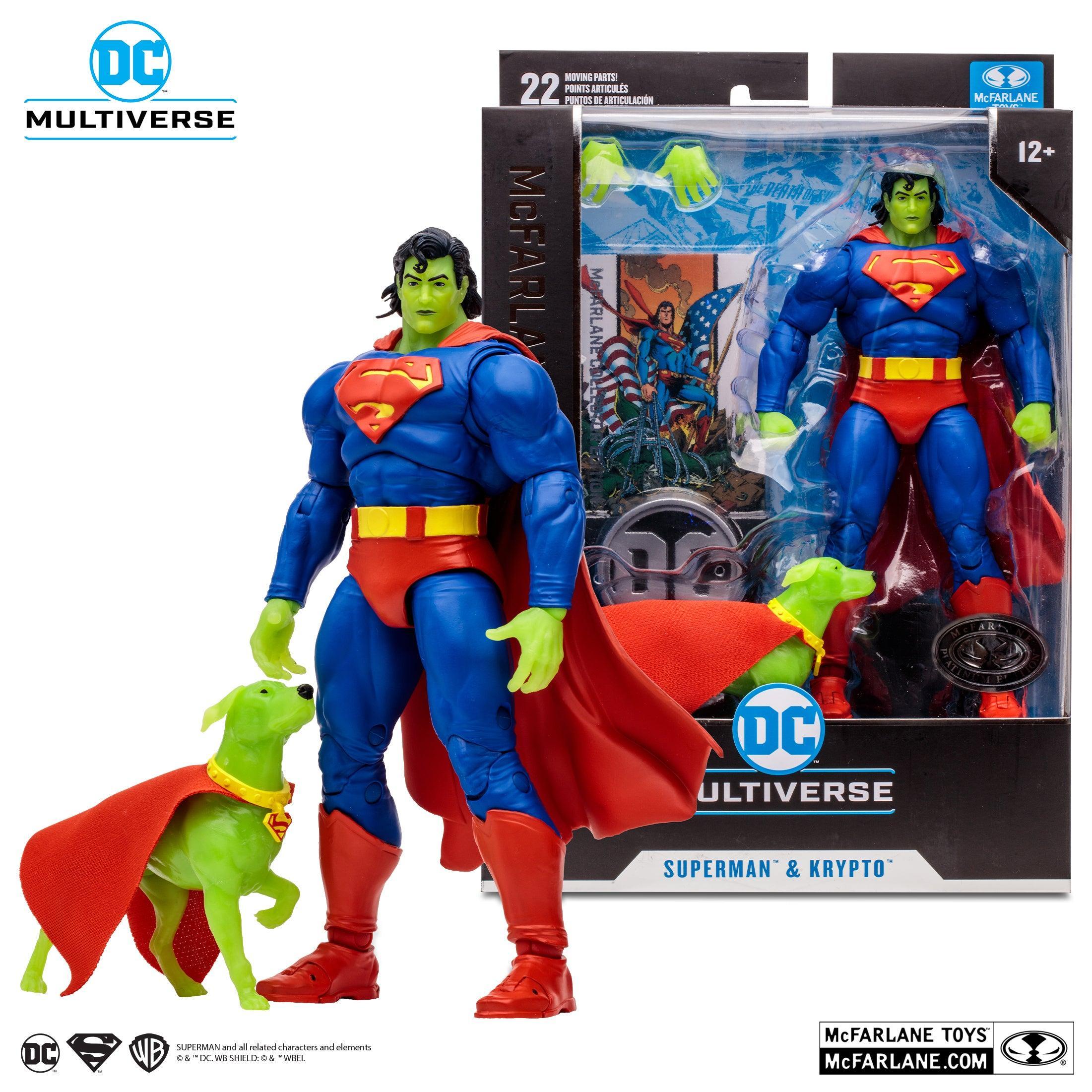 DC Multiverse Collector Edition: Superman & Krypto (Return of Superman) #09 + Chase - 2-Set-Actionfiguren-McFarlane Toys-Mighty Underground