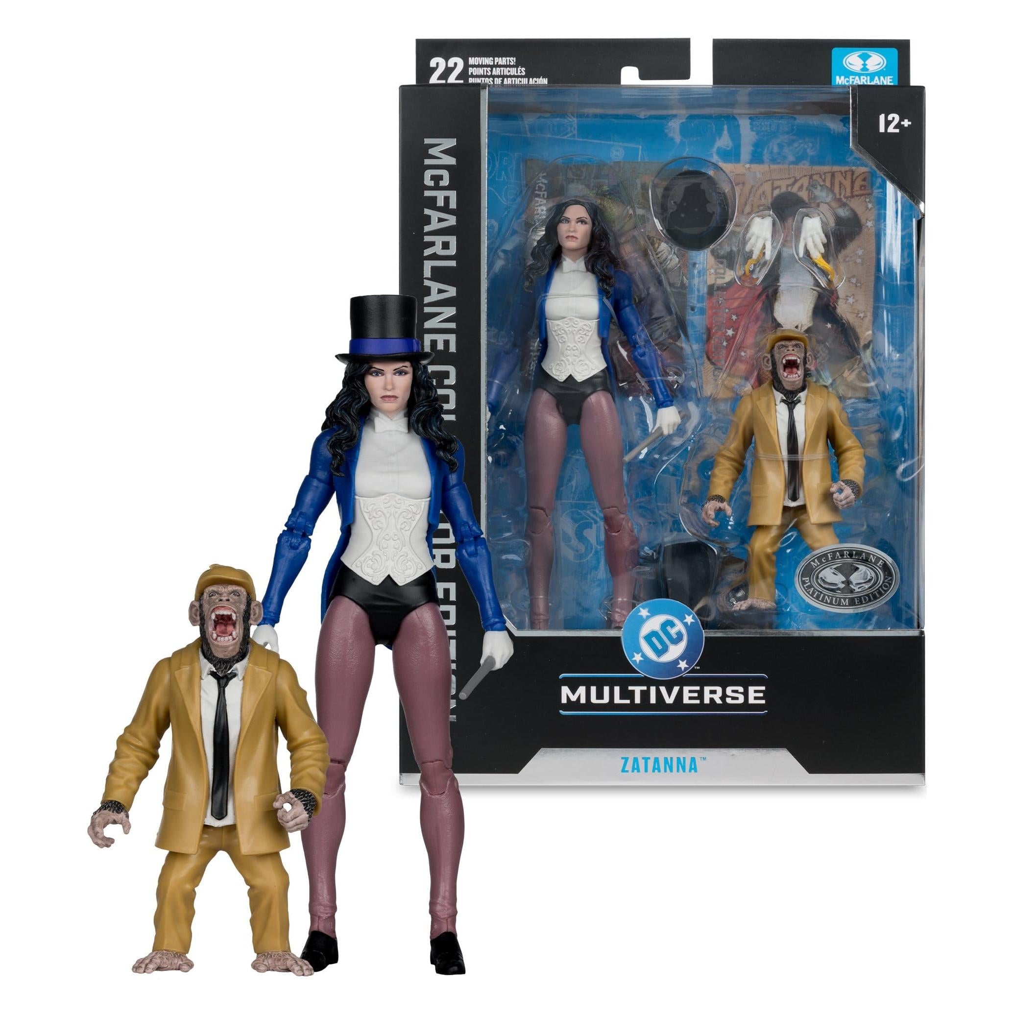 DC Multiverse Collector Edition: Zatanna with Detective Chimp #53-Actionfiguren-McFarlane Toys-Mighty Underground