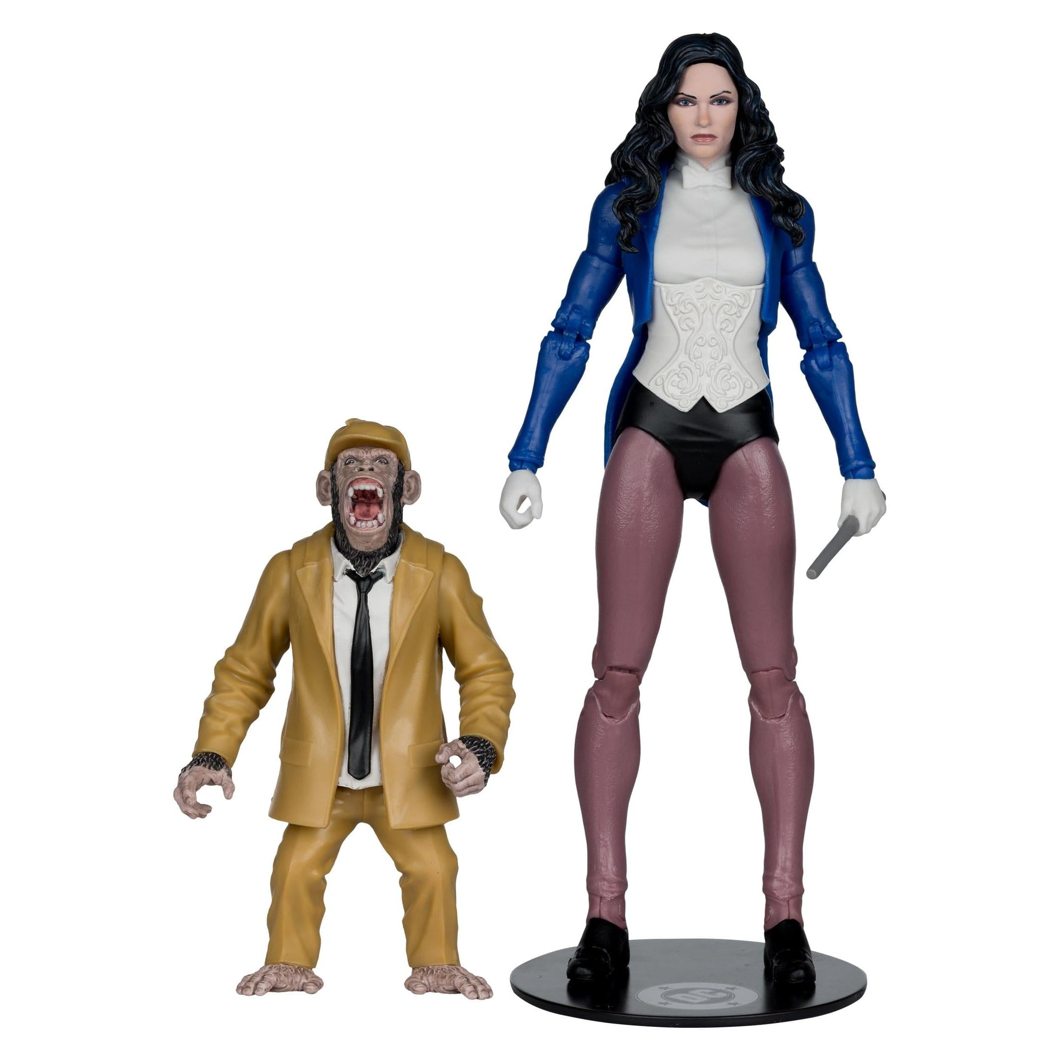 DC Multiverse Collector Edition: Zatanna with Detective Chimp #53-Actionfiguren-McFarlane Toys-Mighty Underground
