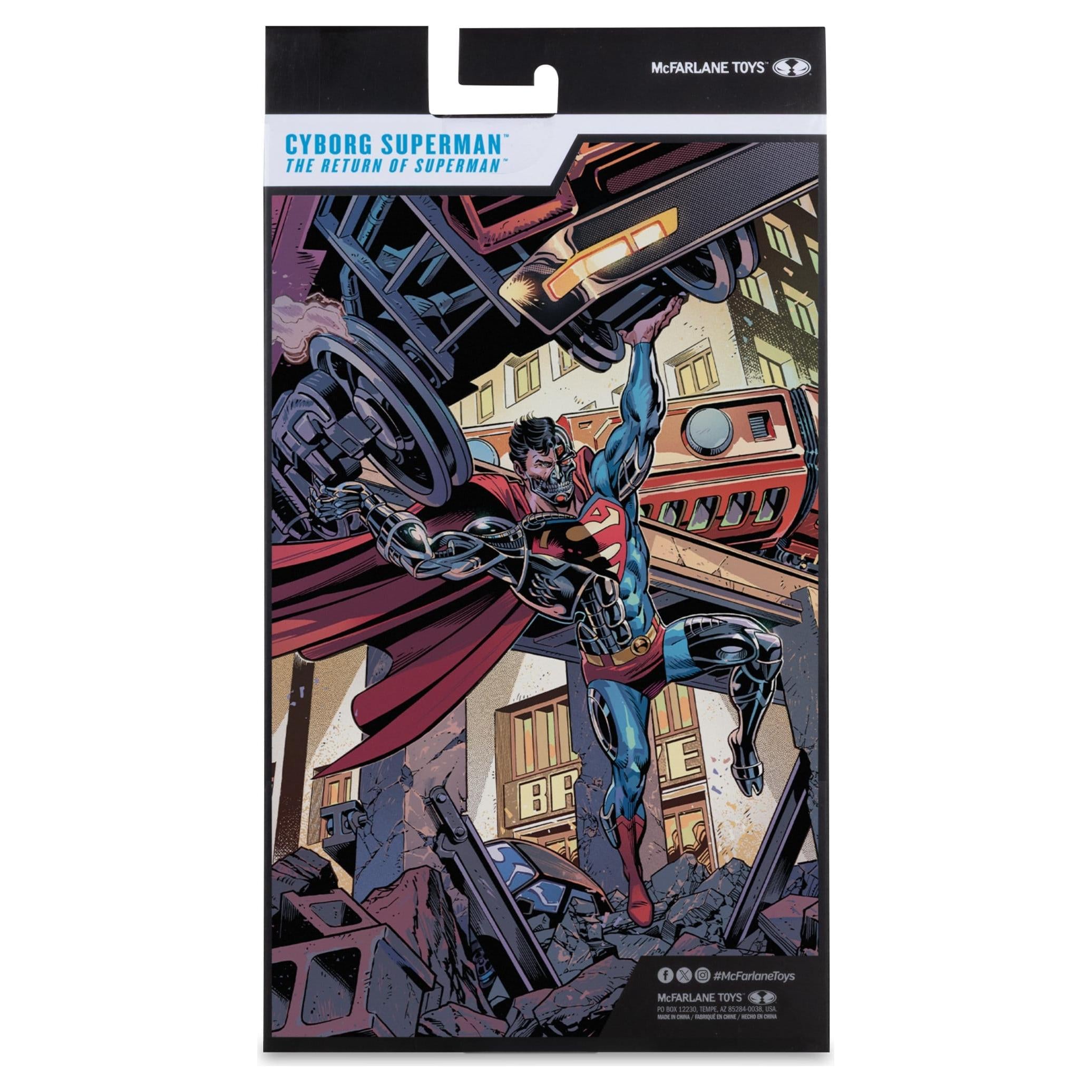 DC Multiverse: Cyborg Superman (Revenge of the Green Lanterns) (Vault Collection)-Actionfiguren-McFarlane Toys-Mighty Underground