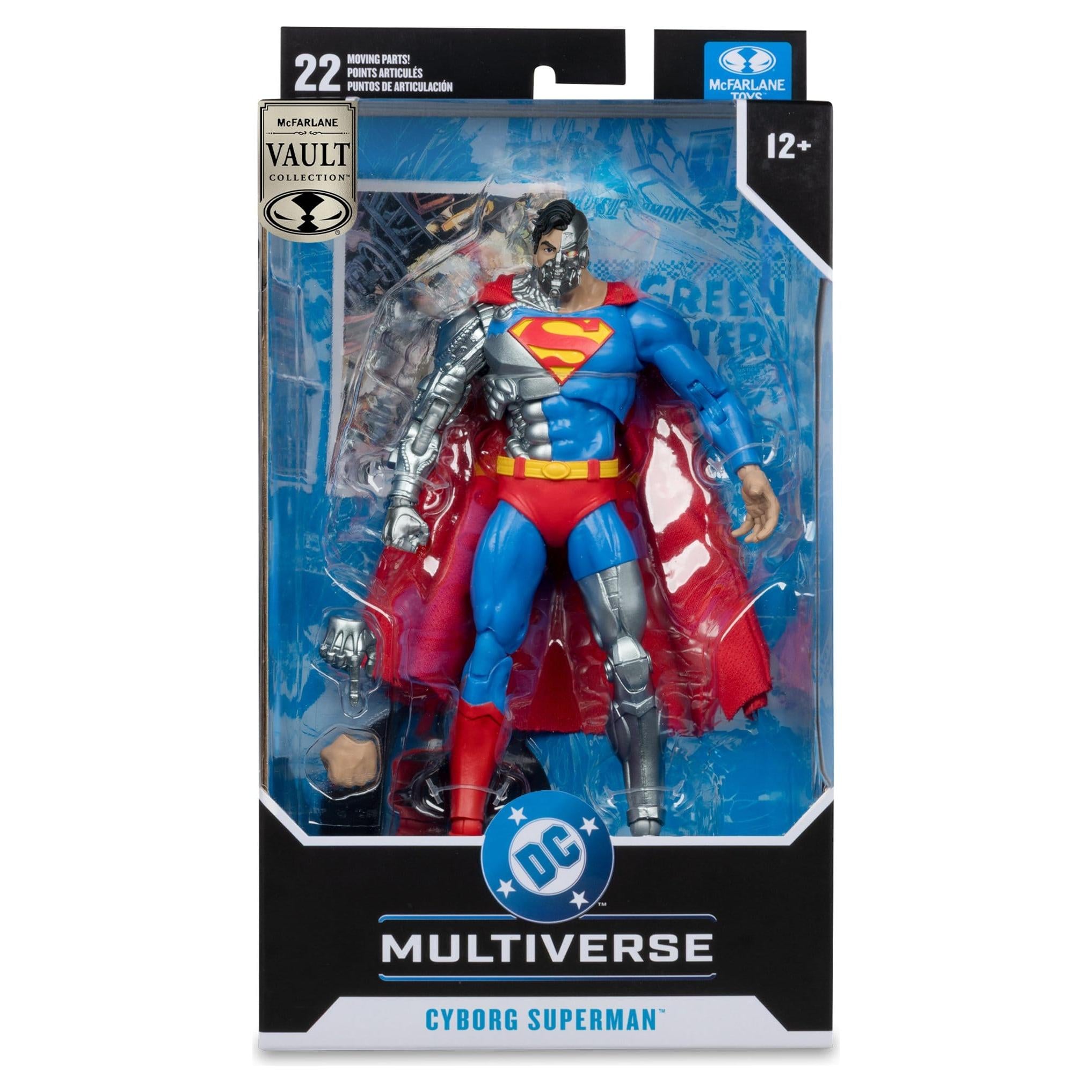 DC Multiverse: Cyborg Superman (Revenge of the Green Lanterns) (Vault Collection)-Actionfiguren-McFarlane Toys-Mighty Underground