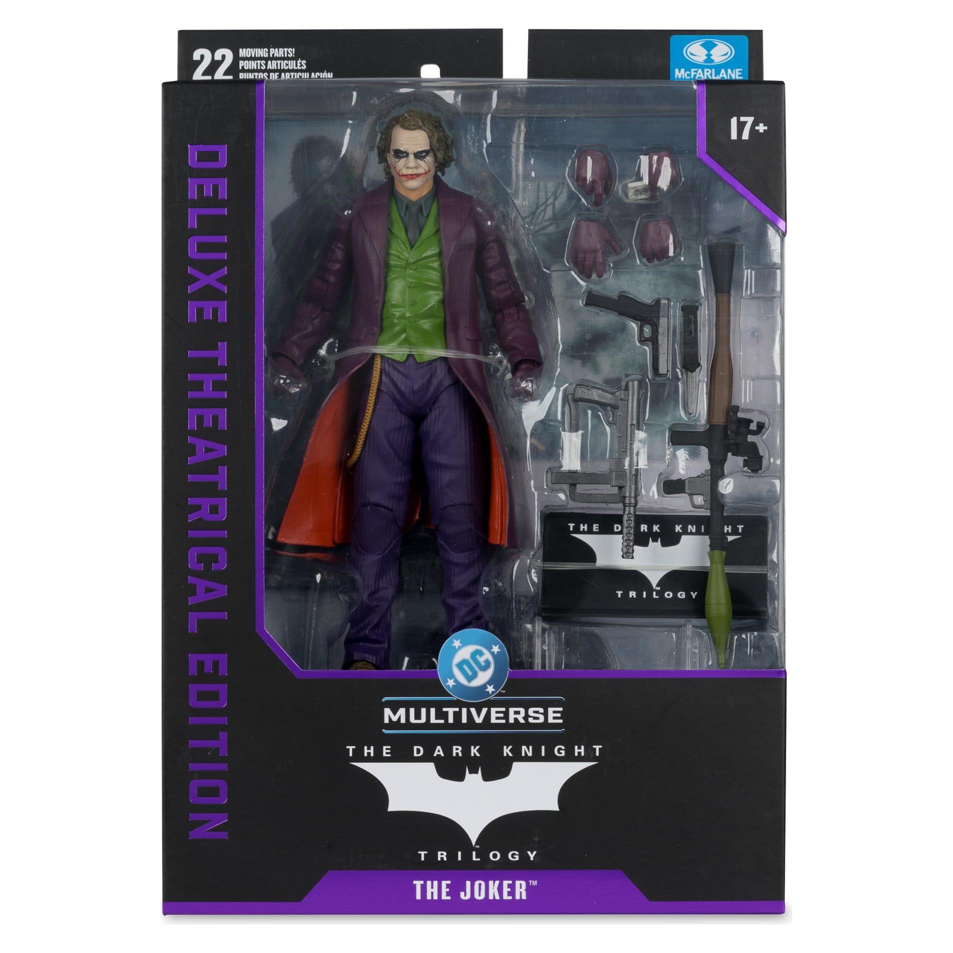 DC Multiverse Deluxe: Joker (The Dark Knight, Theatrical Edition)-Actionfiguren-McFarlane Toys-Mighty Underground