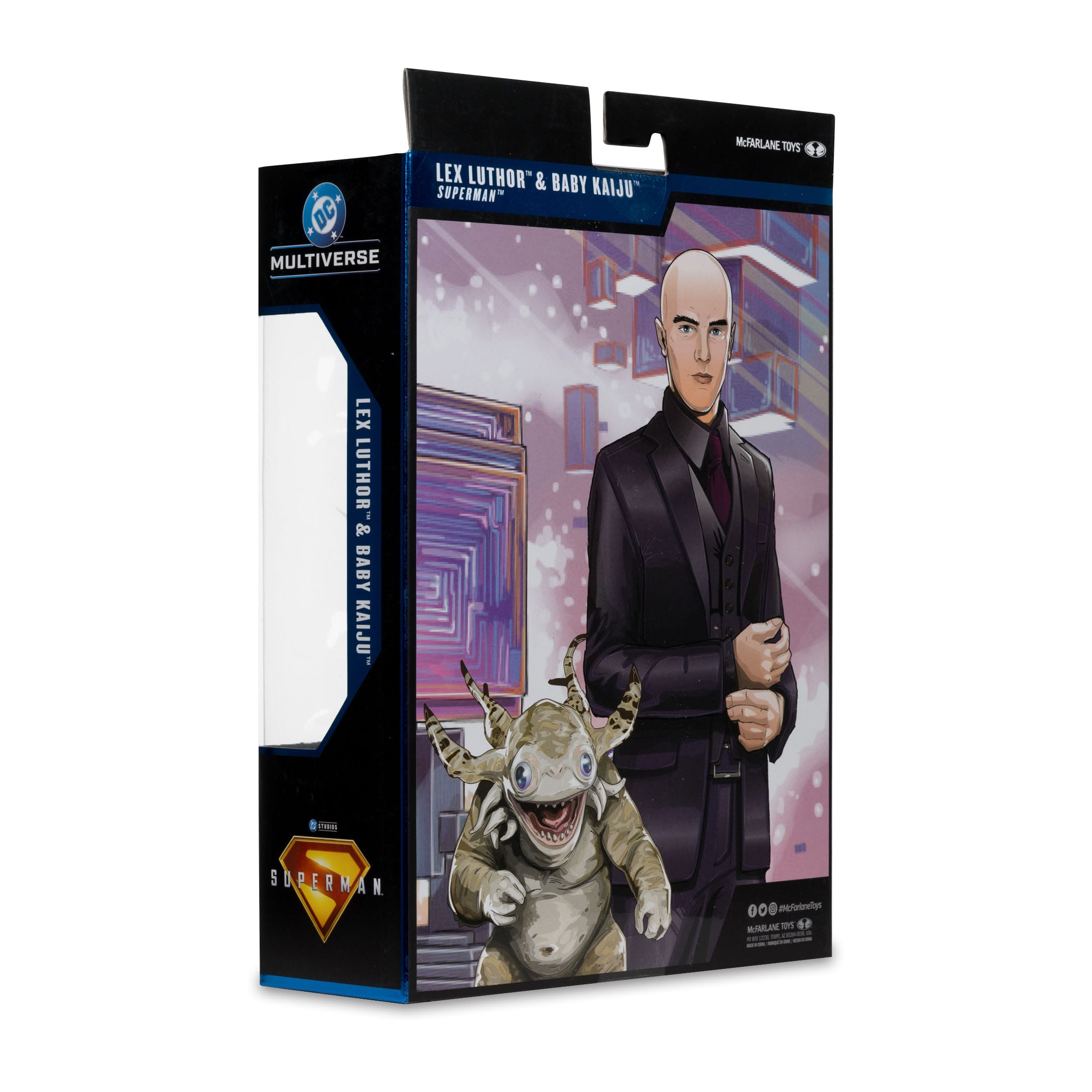 DC Multiverse Deluxe: Lex Luthor with Baby Kaiju (Superman 2025, Theatrical Edition)-Actionfiguren-McFarlane Toys-Mighty Underground