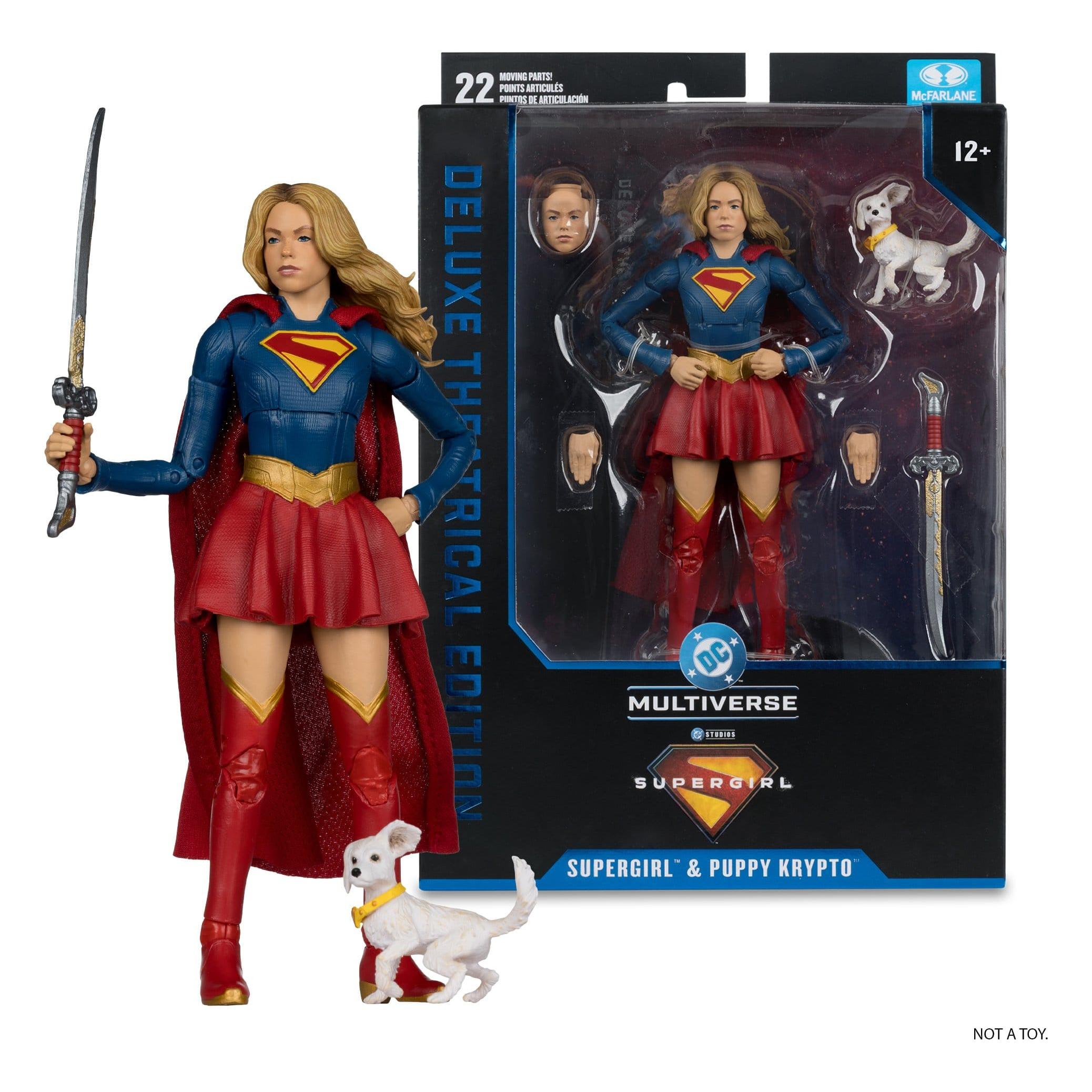 DC Multiverse Deluxe: Supergirl & Puppy Krypto (Theatrical Edition, 2026)-Actionfiguren-McFarlane Toys-Mighty Underground
