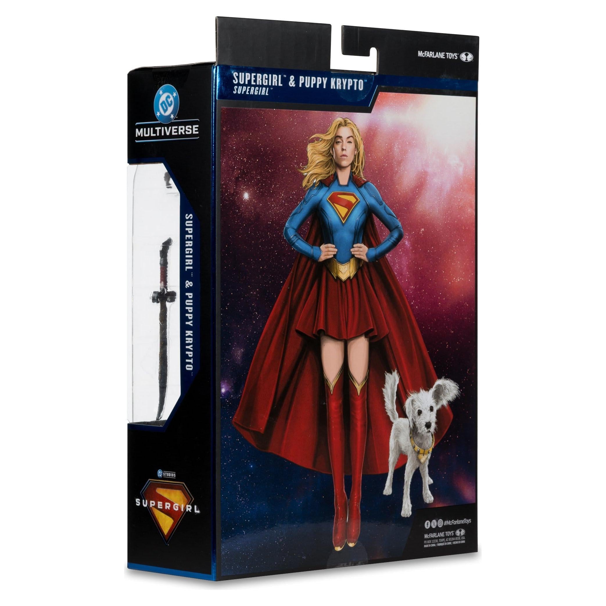 DC Multiverse Deluxe: Supergirl & Puppy Krypto (Theatrical Edition, 2026)-Actionfiguren-McFarlane Toys-Mighty Underground