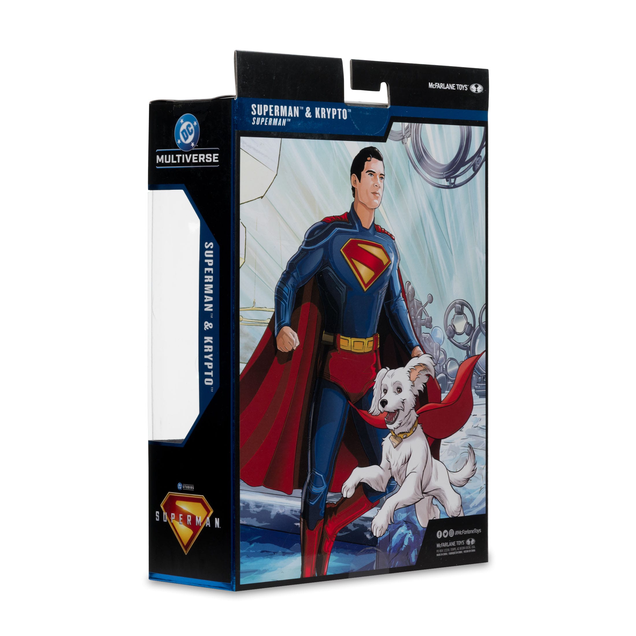 DC Multiverse Deluxe: Superman with Krypto the Super Dog (Superman 2025)-Actionfiguren-McFarlane Toys-Mighty Underground
