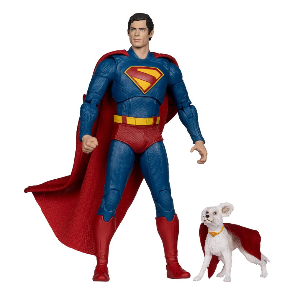 DC Multiverse Deluxe: Superman with Krypto the Super Dog (Superman 2025)-Actionfiguren-McFarlane Toys-Mighty Underground