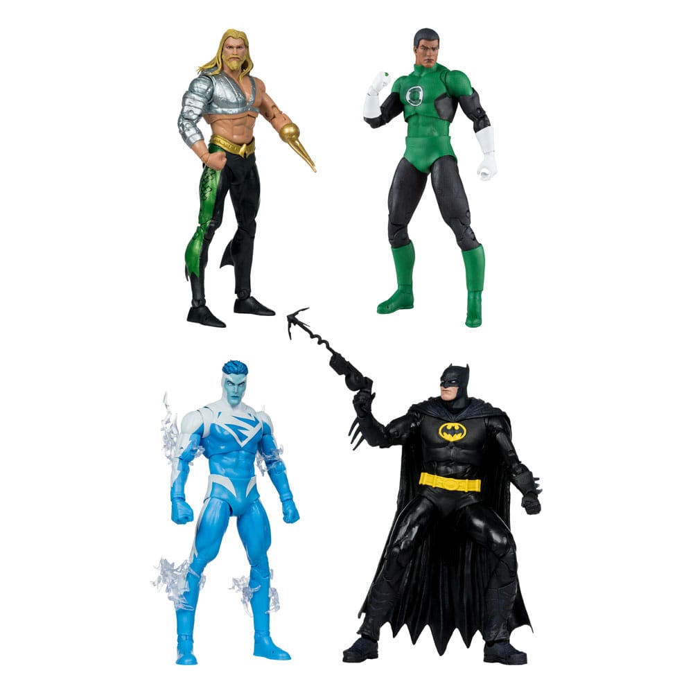 DC Multiverse: JLA - 4 Figuren + Plastic Man BAF-Set-Actionfiguren-McFarlane Toys-Mighty Underground