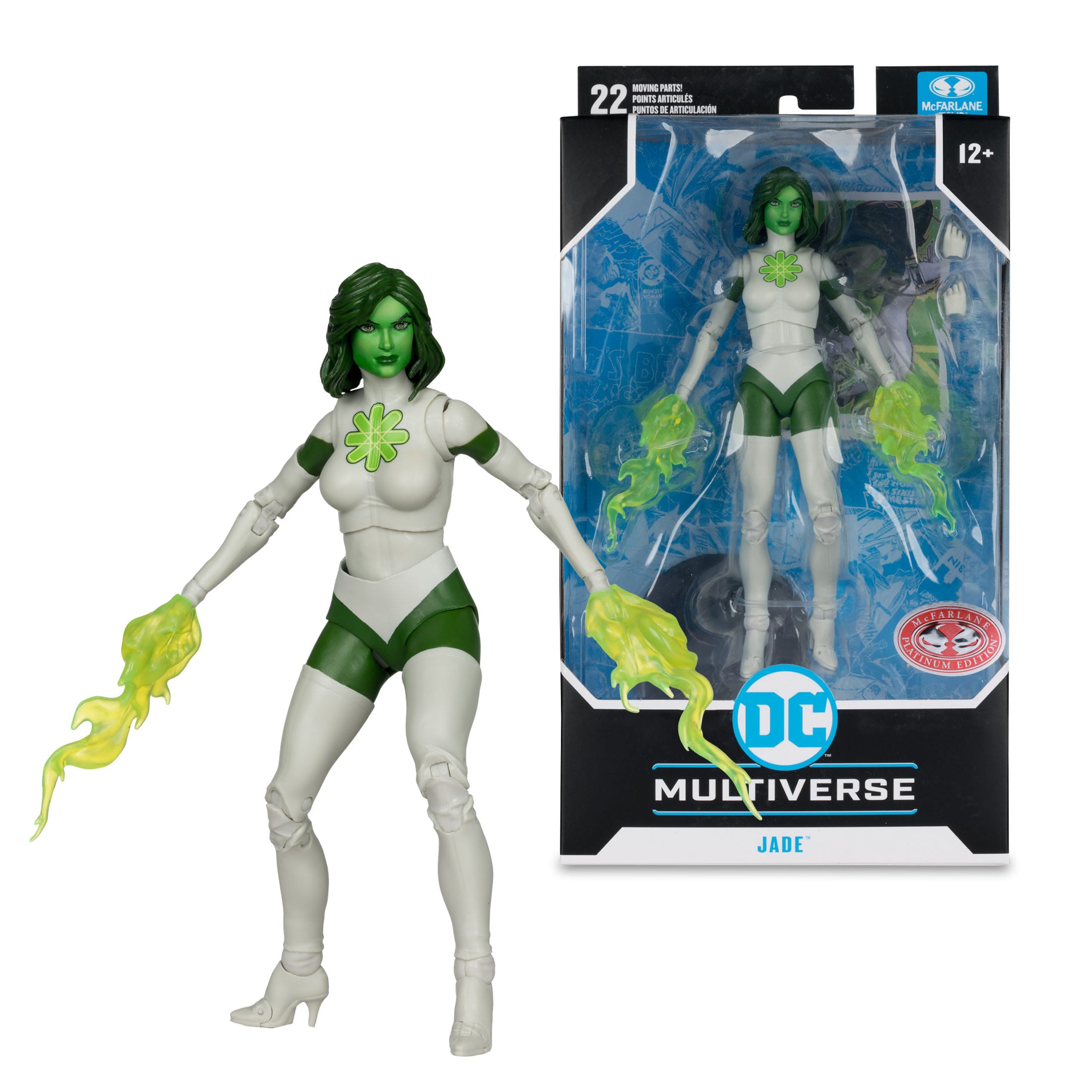 DC Multiverse: Jade (Green Lantern Corps) [Red Platinum Edition]-Actionfiguren-McFarlane Toys-Mighty Underground