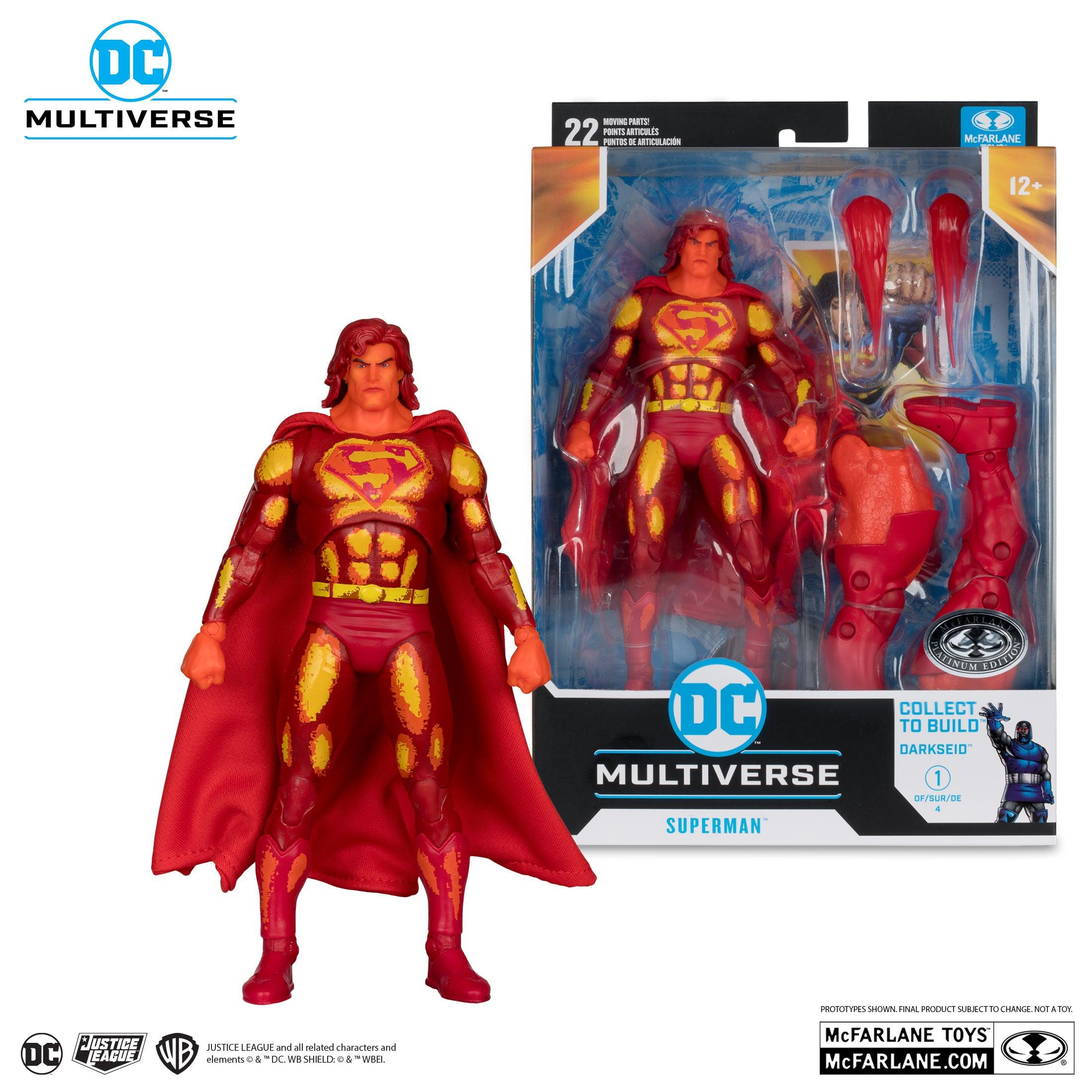 DC Multiverse: Justice League Task Force - 6 Figuren + Darkseid BAF-Set-Actionfiguren-McFarlane Toys-Mighty Underground