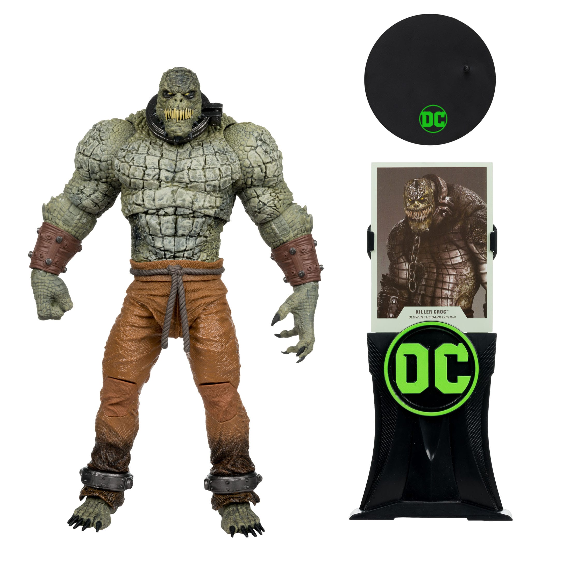 DC Multiverse: Killer Croc (GITD, Gold Label)-Actionfiguren-McFarlane Toys-Mighty Underground