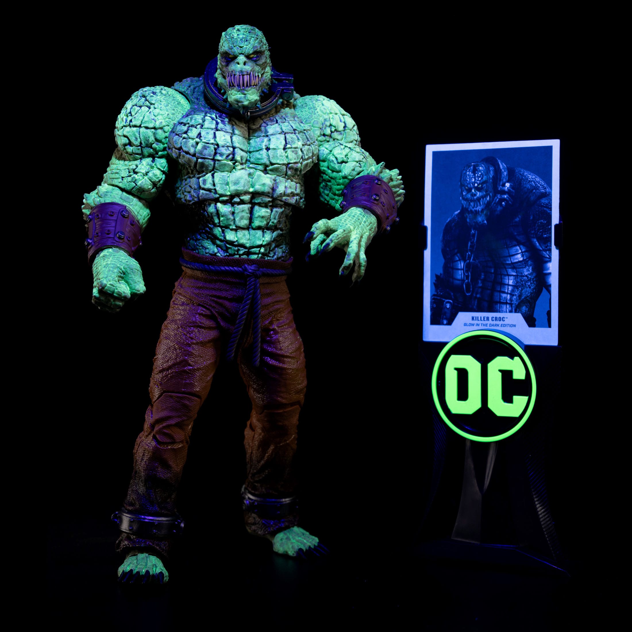 DC Multiverse: Killer Croc (GITD, Gold Label)-Actionfiguren-McFarlane Toys-Mighty Underground