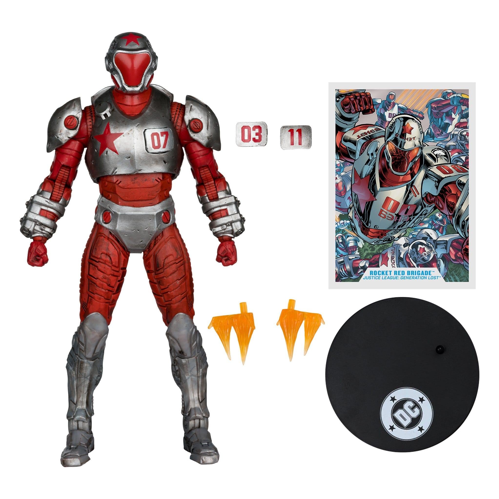 DC Multiverse: Rocket Red Brigade (Justice League: Generation Lost)-Actionfiguren-McFarlane Toys-Mighty Underground