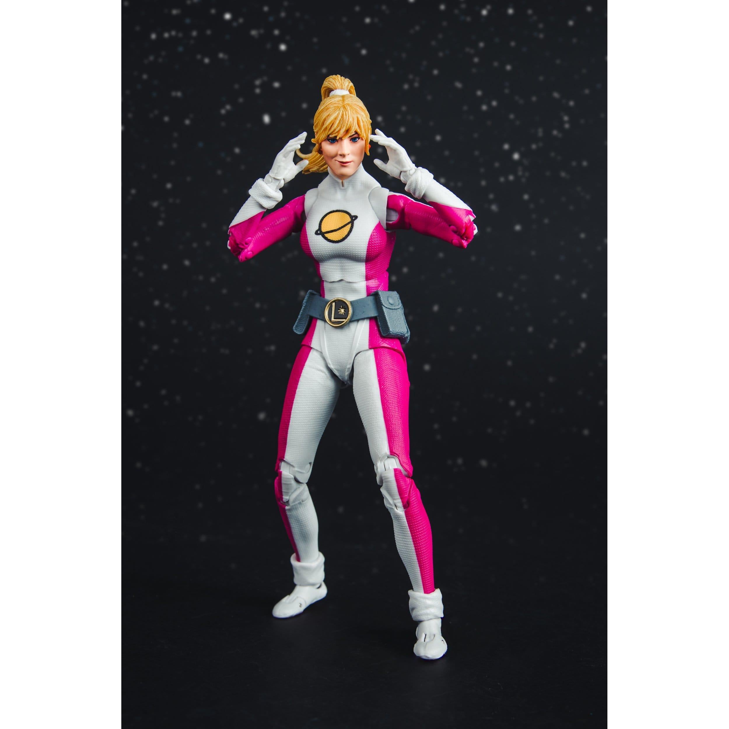 DC Multiverse: Saturn Girl (DC Classic) (Red Platinum Edition)-Actionfiguren-McFarlane Toys-Mighty Underground