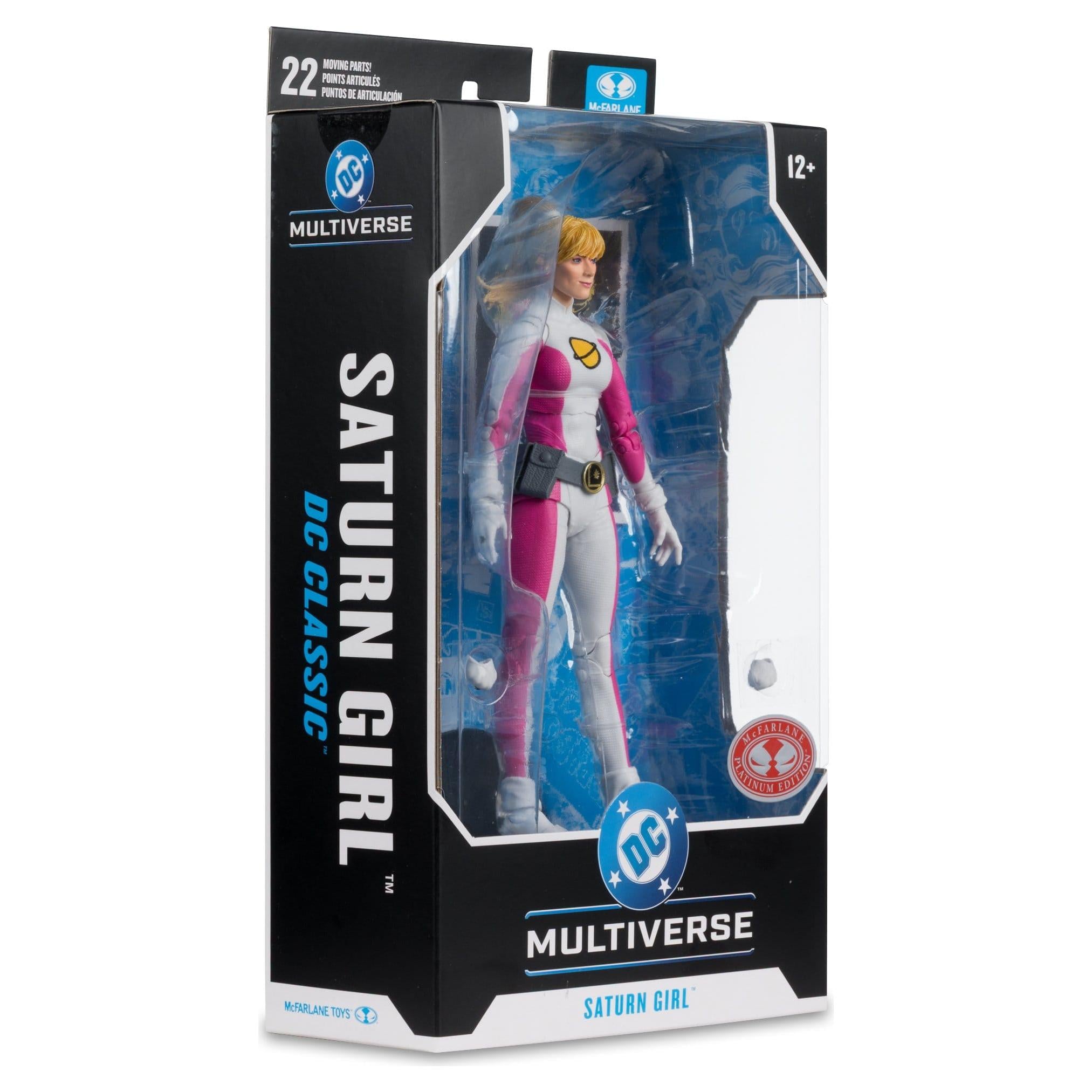 DC Multiverse: Saturn Girl (DC Classic) (Red Platinum Edition)-Actionfiguren-McFarlane Toys-Mighty Underground