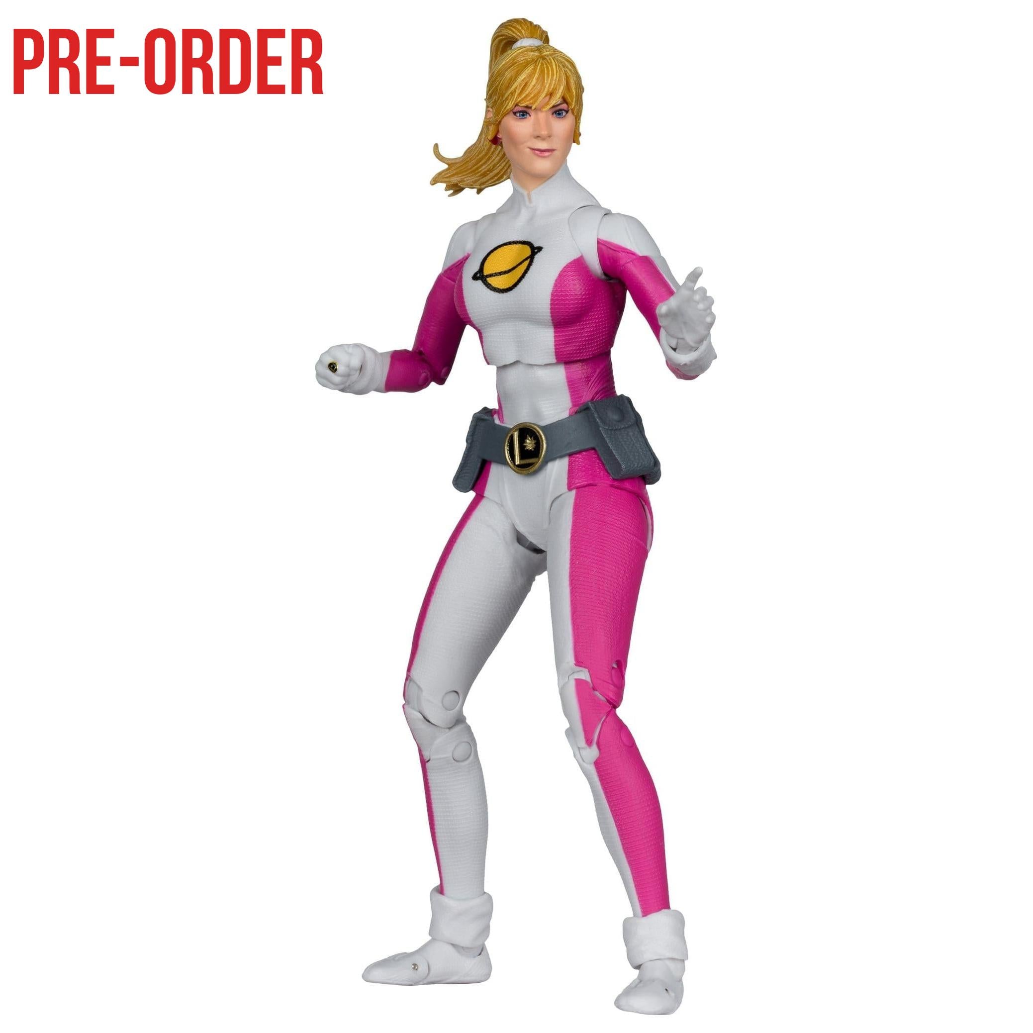 DC Multiverse: Saturn Girl (DC Classic) (Red Platinum Edition)-Actionfiguren-McFarlane Toys-Mighty Underground
