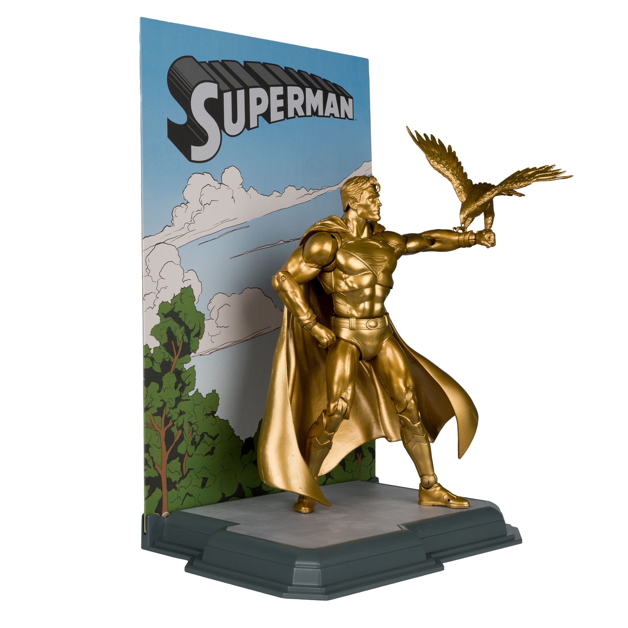 DC Multiverse: Superman (Centennial Park Tribute Statue)-Actionfiguren-McFarlane Toys-Mighty Underground