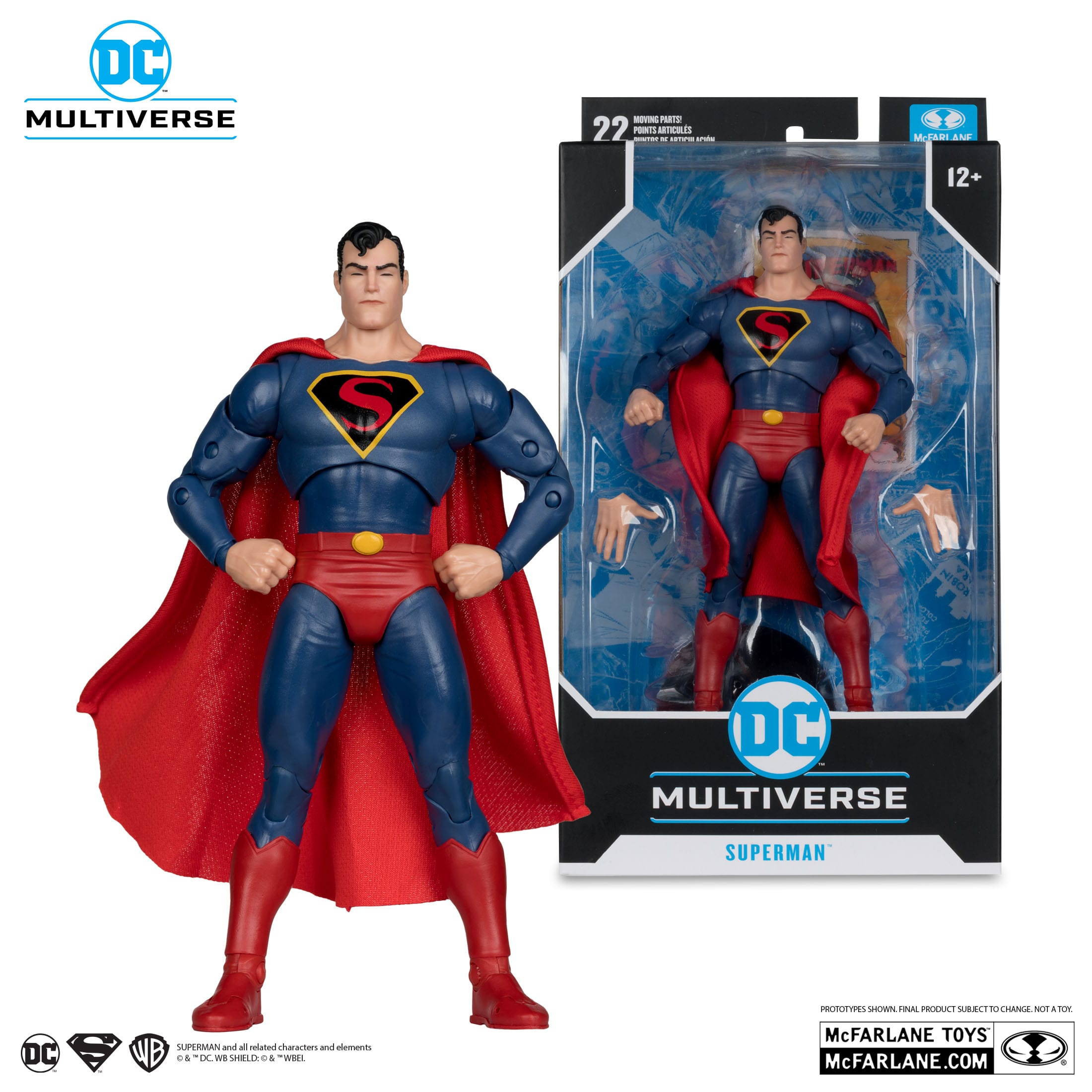 DC Multiverse: Superman (Classic Animation 1940)-Actionfiguren-McFarlane Toys-Mighty Underground