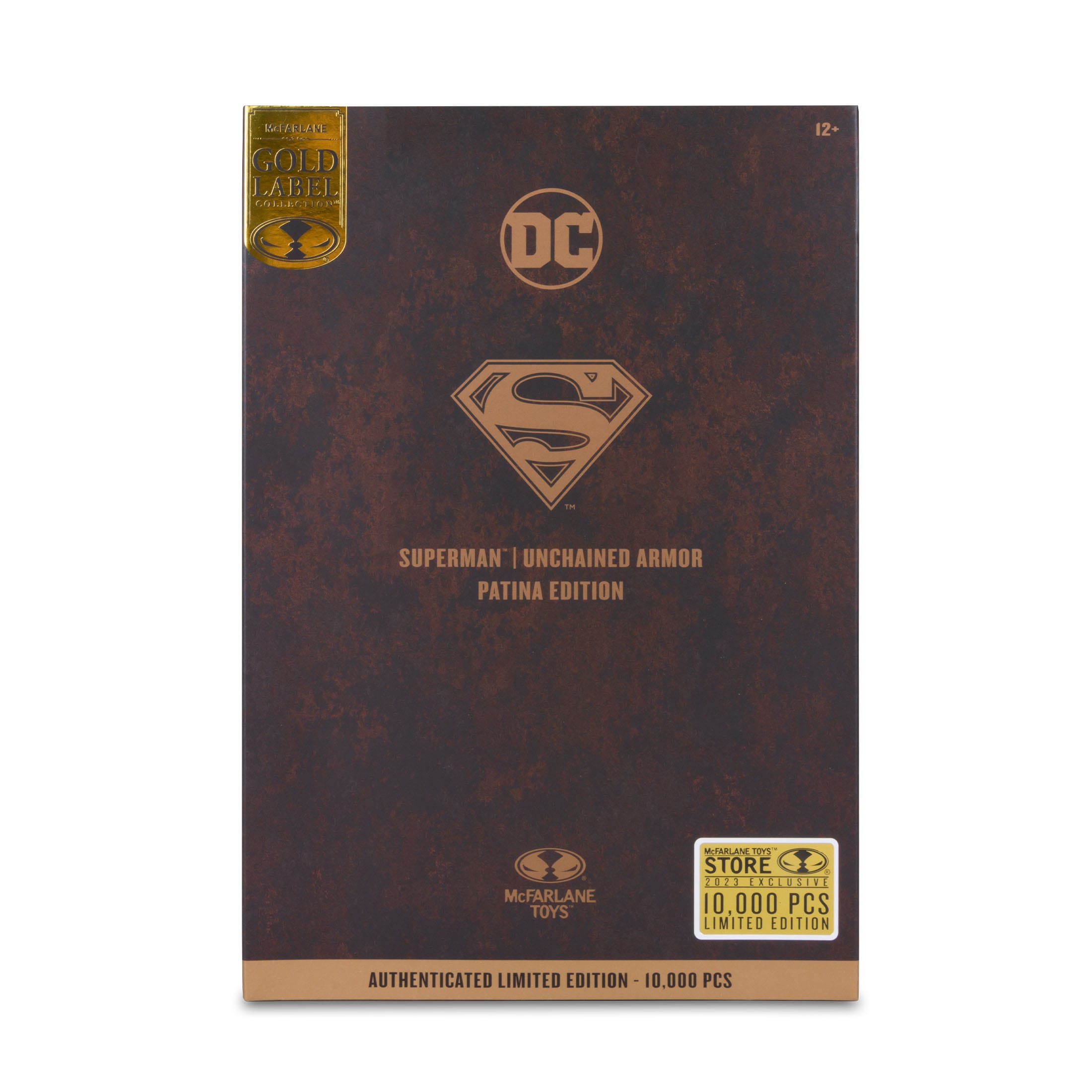 DC Multiverse: Superman Unchained Armor (Patina, Gold Label)-Actionfiguren-McFarlane Toys-Mighty Underground