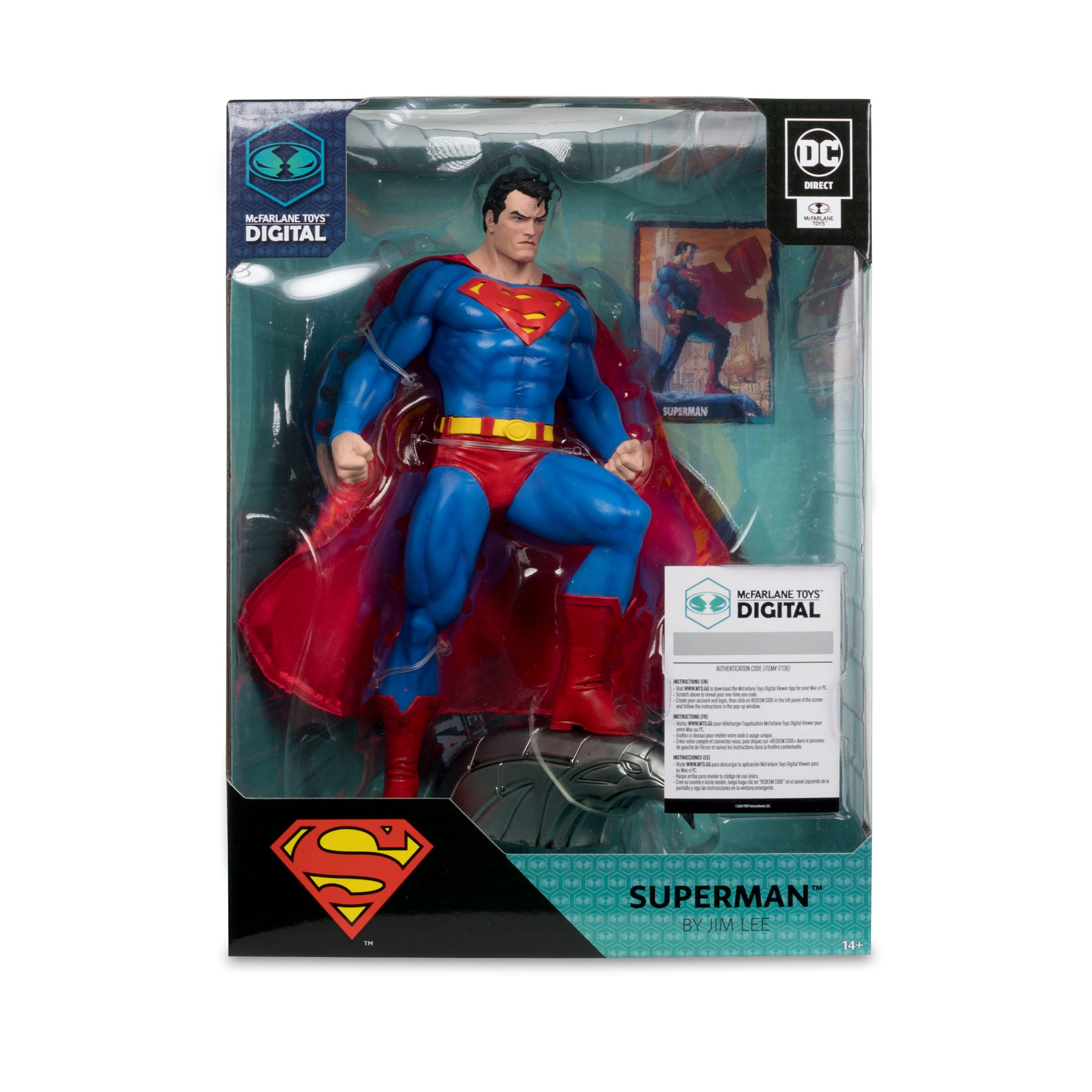 DC Multiverse: Superman by Jim Lee (McFarlane Digital) - 25 cm Statue-Statue-McFarlane Toys-Mighty Underground