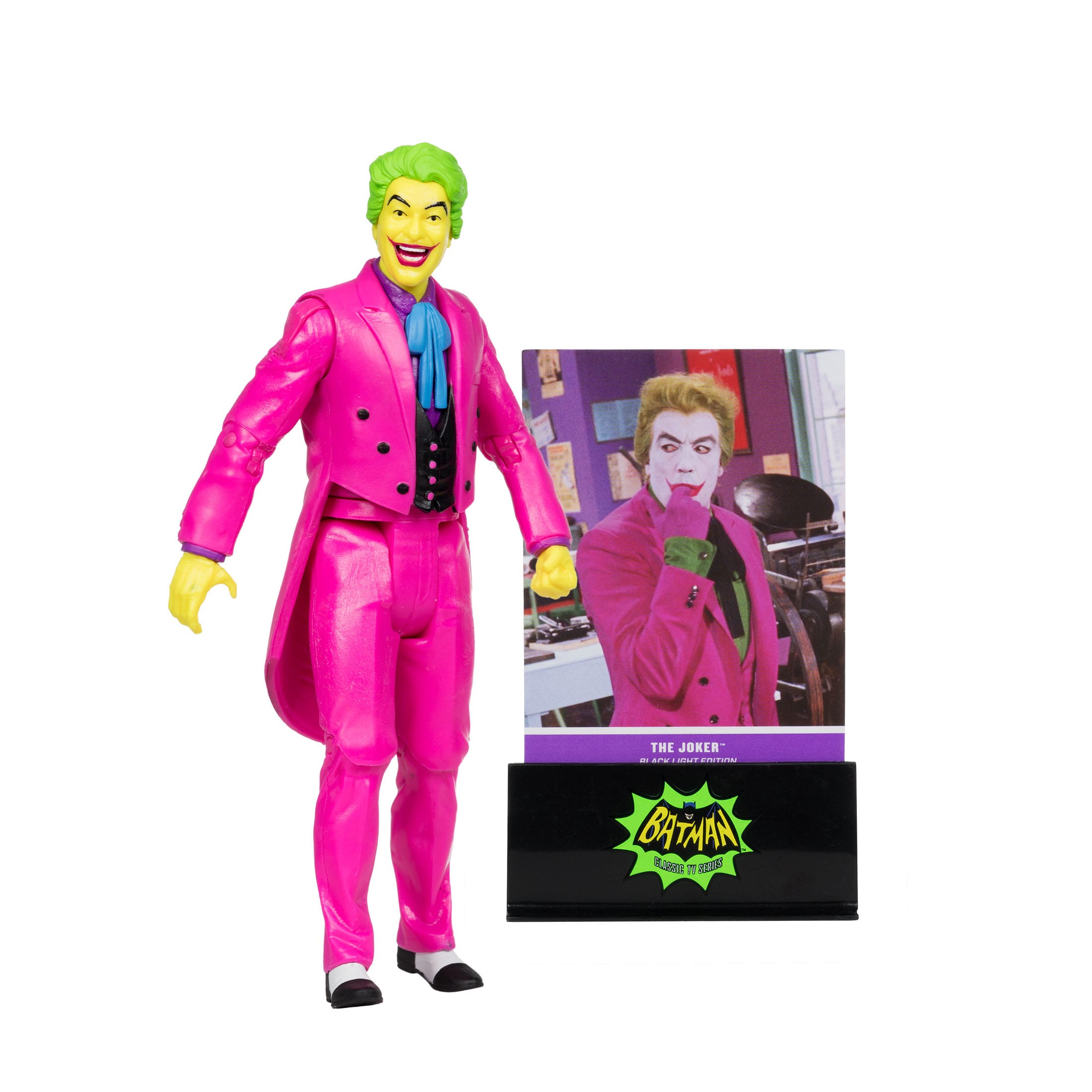DC Multiverse: The Joker (Classic TV Series, Blacklight Edition)-Actionfiguren-McFarlane Toys-Mighty Underground