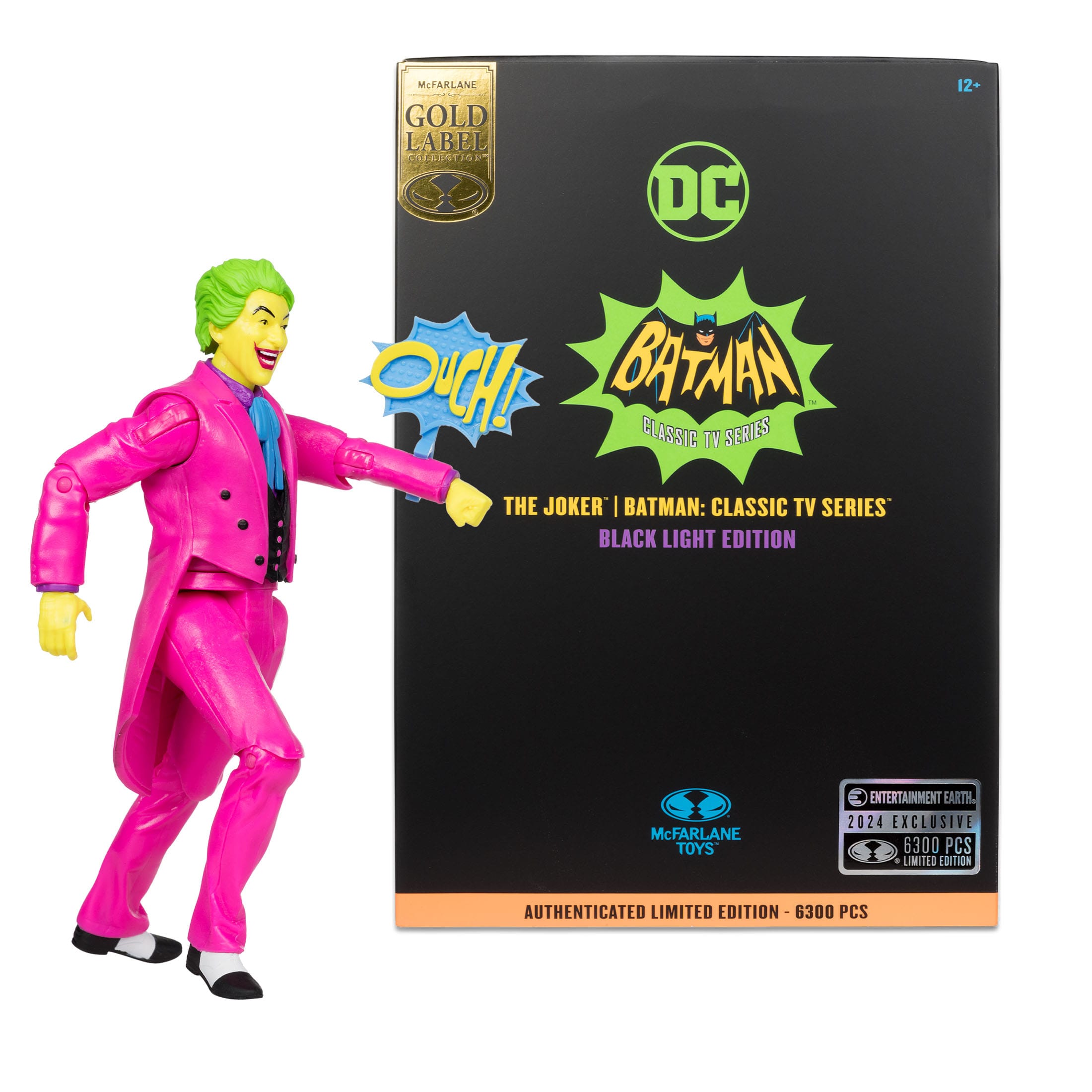 DC Multiverse: The Joker (Classic TV Series, Blacklight Edition)-Actionfiguren-McFarlane Toys-Mighty Underground