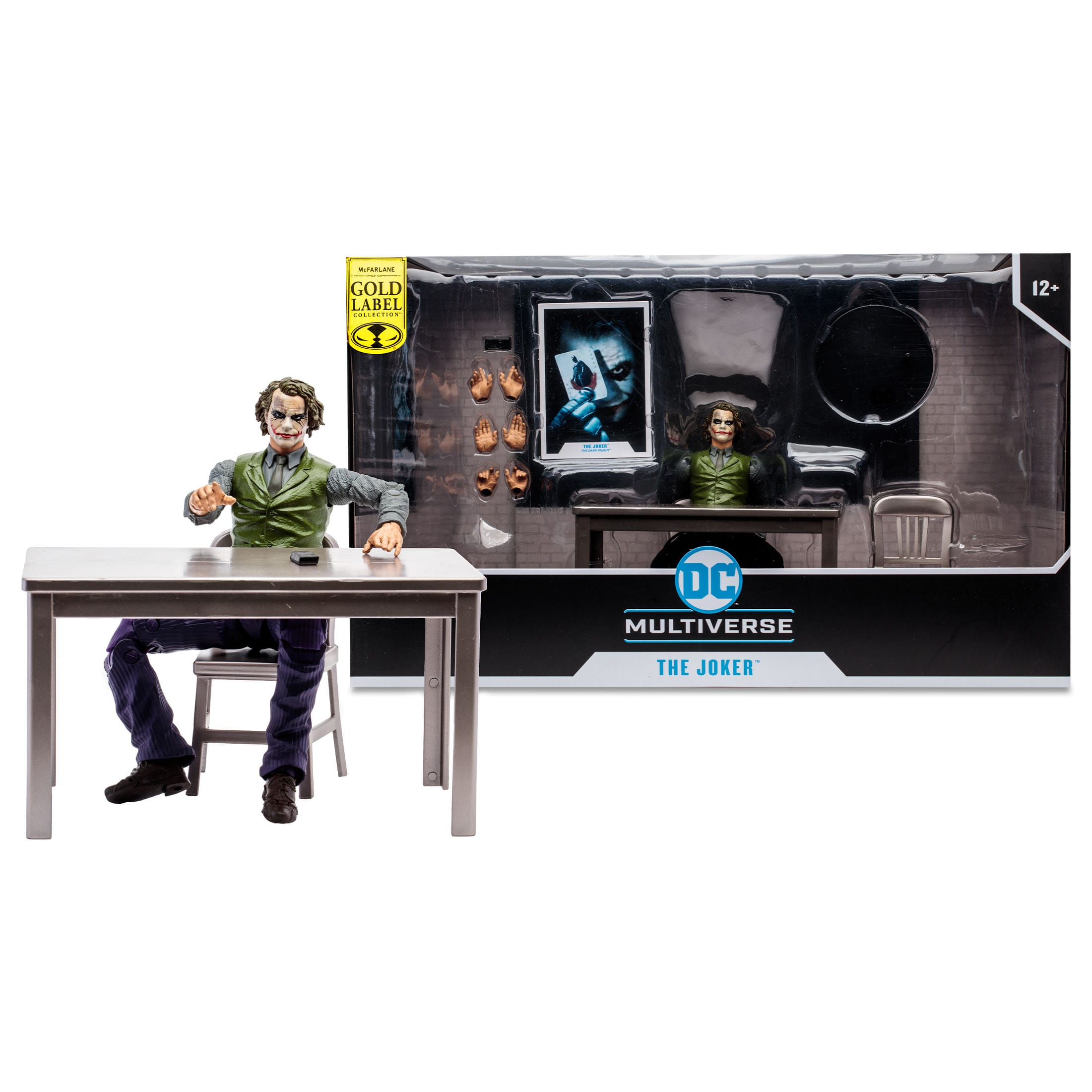 DC Multiverse: The Joker (The Dark Knight, Jail Cell Variant)-Actionfiguren-McFarlane Toys-Mighty Underground